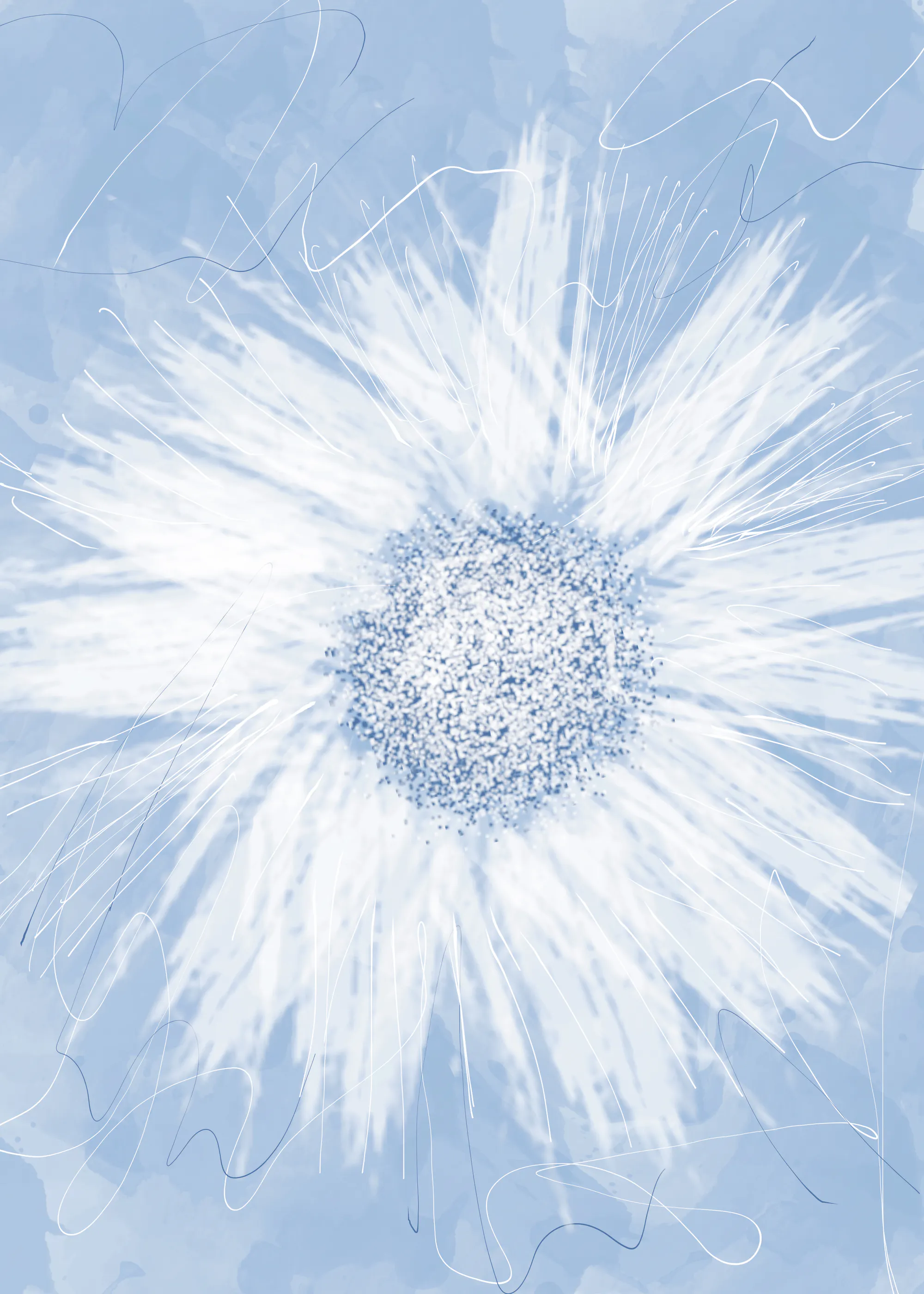 Blue Daisy Poster 0