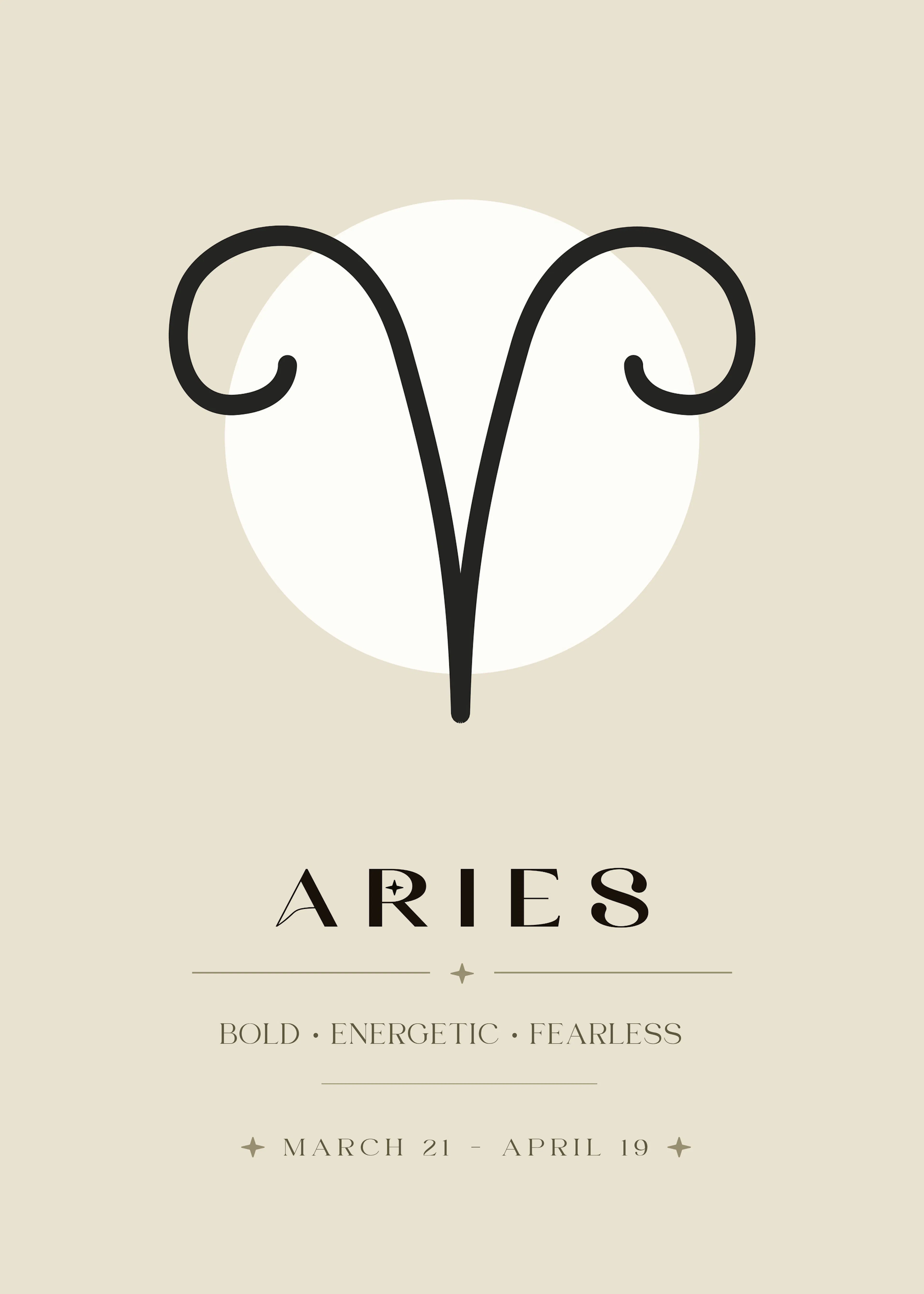 Symbole du Bélier Poster 0
