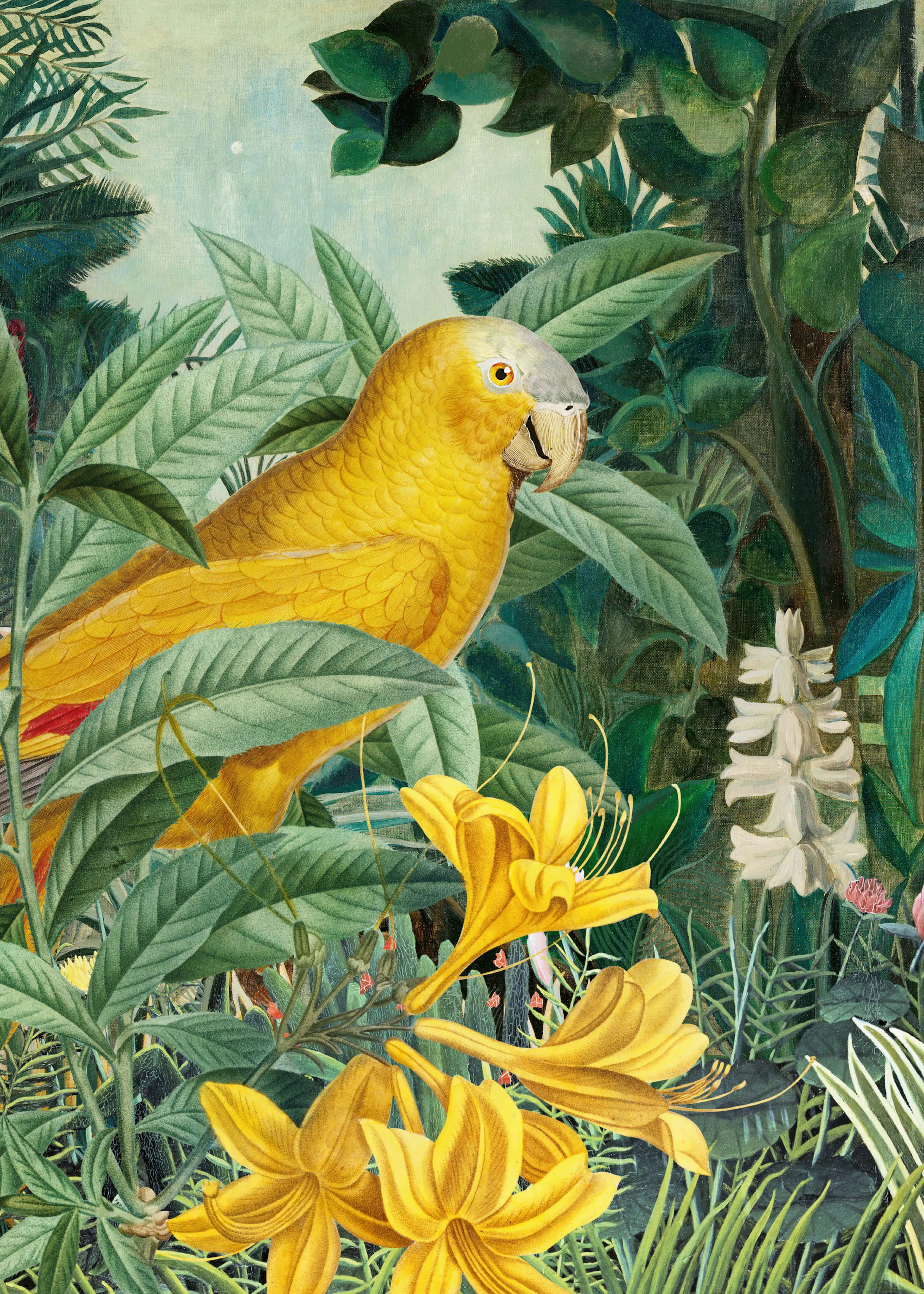 Yellow Tropical Paradise Poster 0