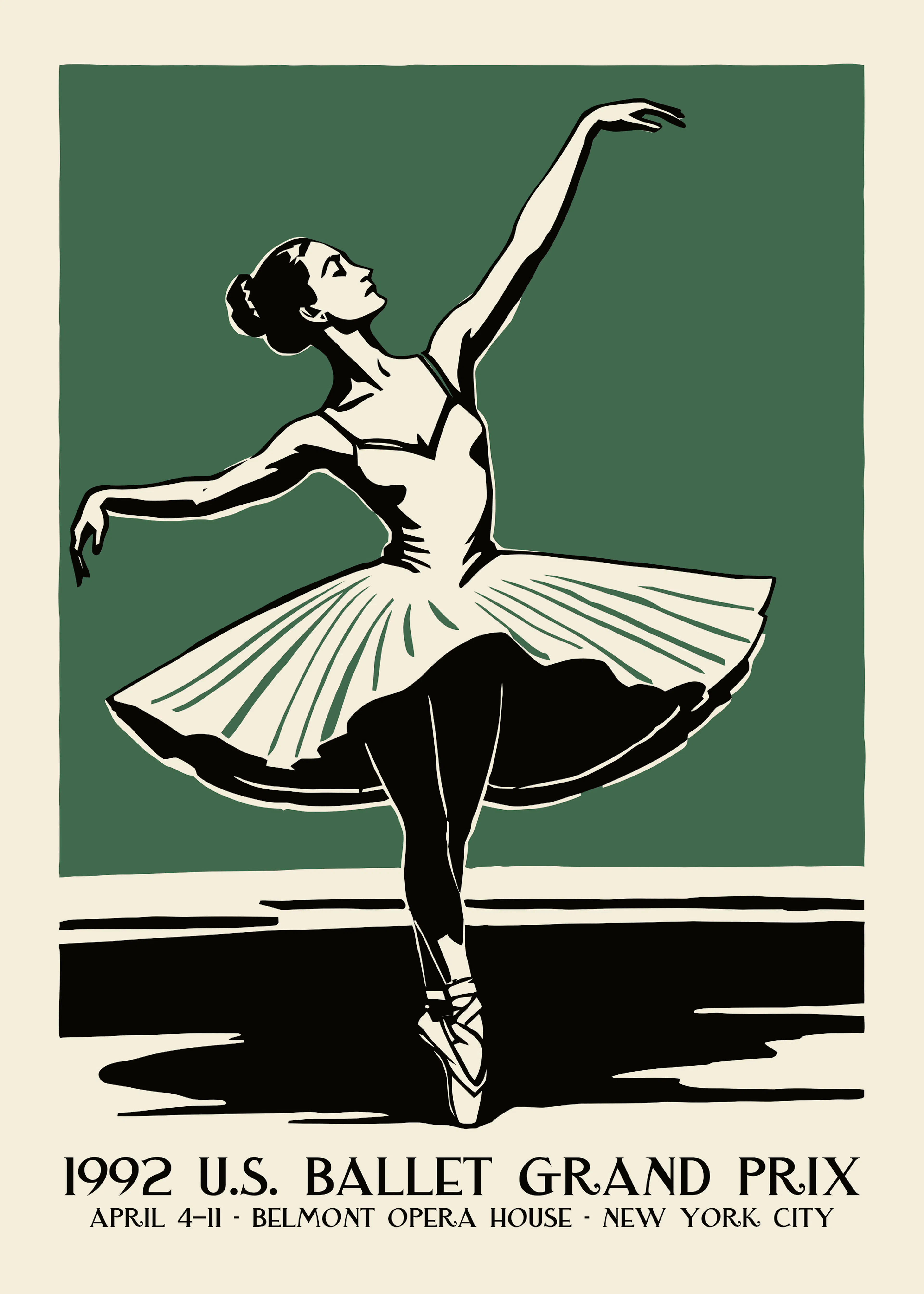 Ballet Élégant Poster 0