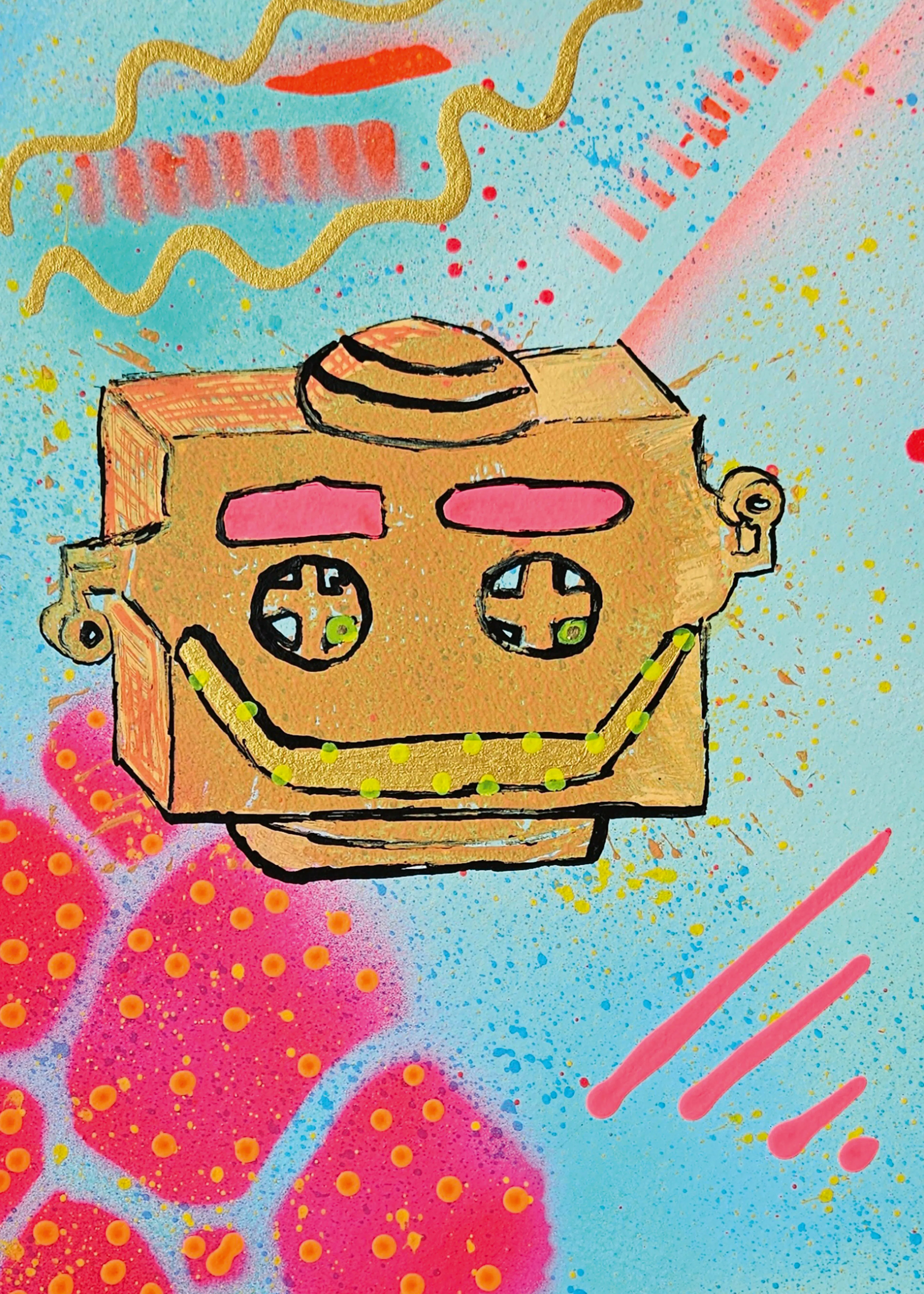 Colorful Robot Poster 0