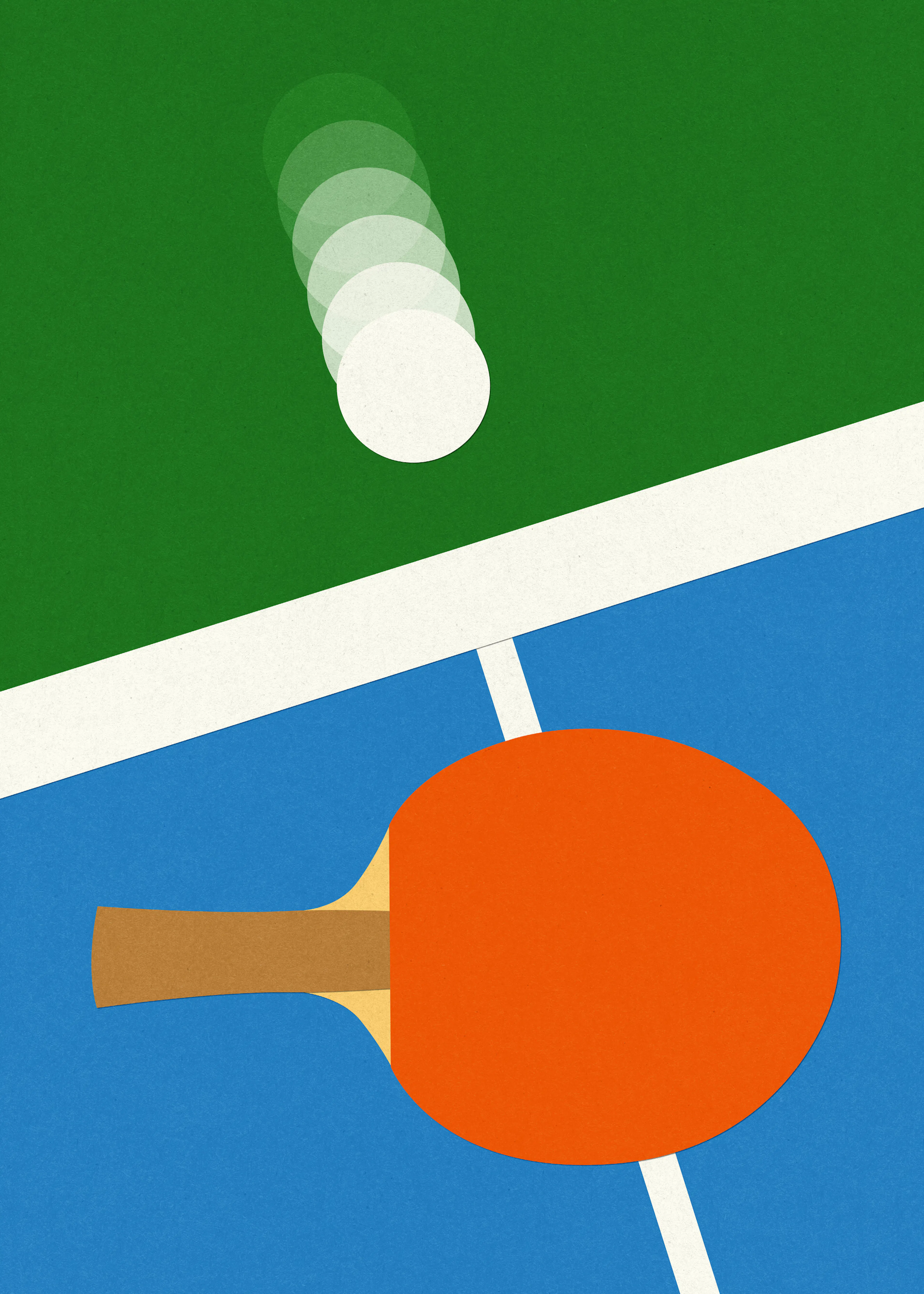 Tafeltennis Beweging Poster 0