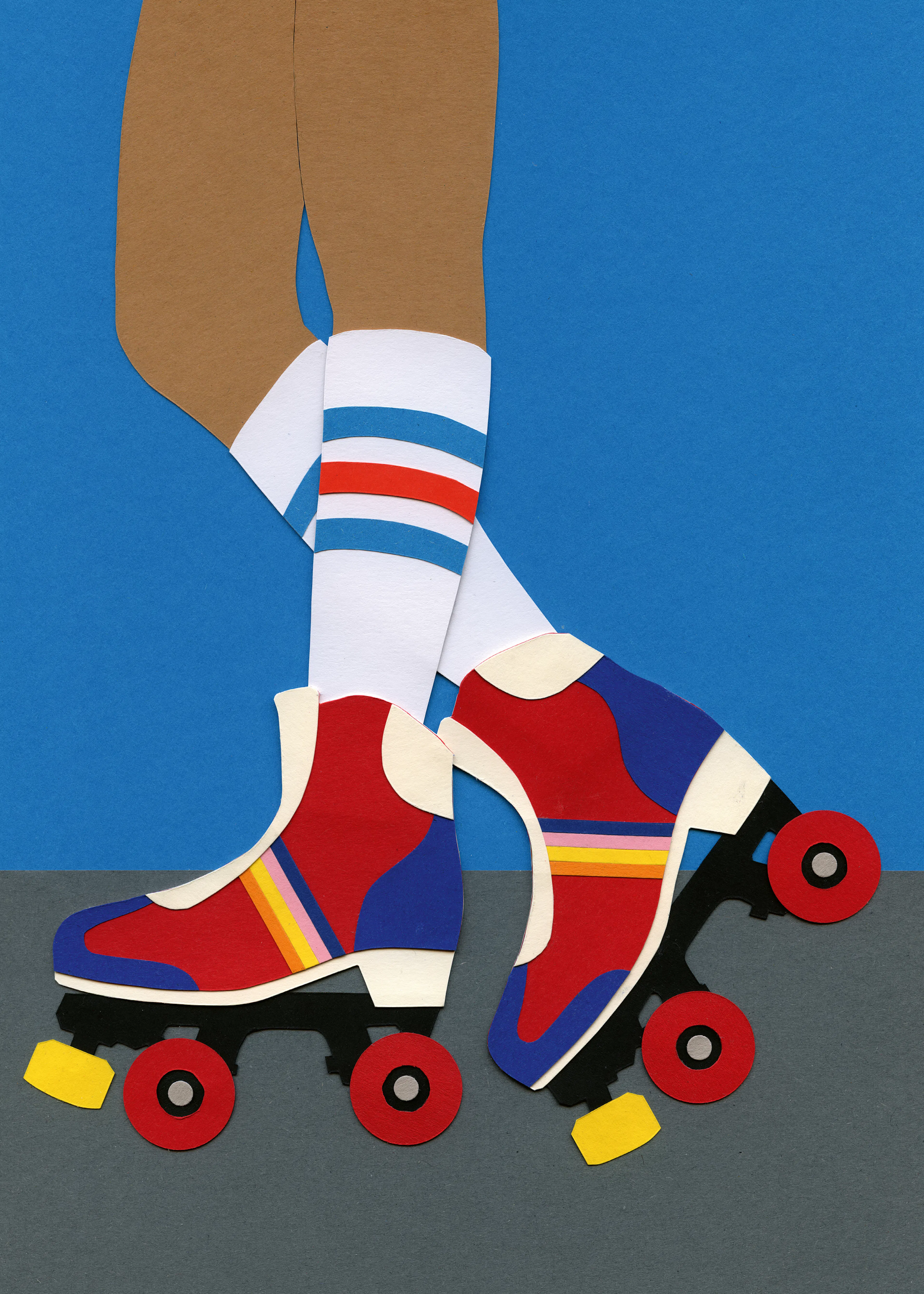 Retro Roller Poster 0