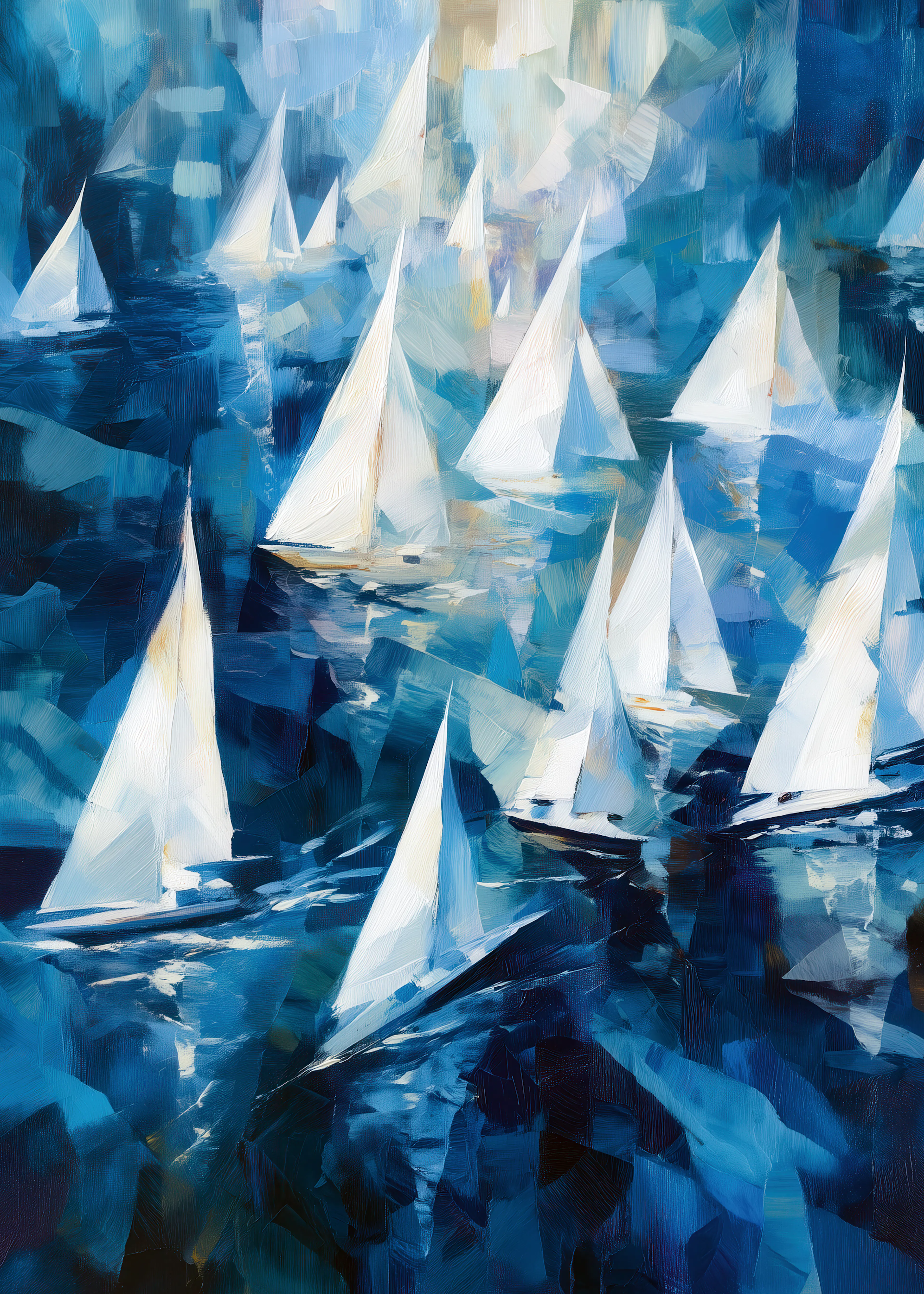 Sérénité Voile Bleue Poster 0