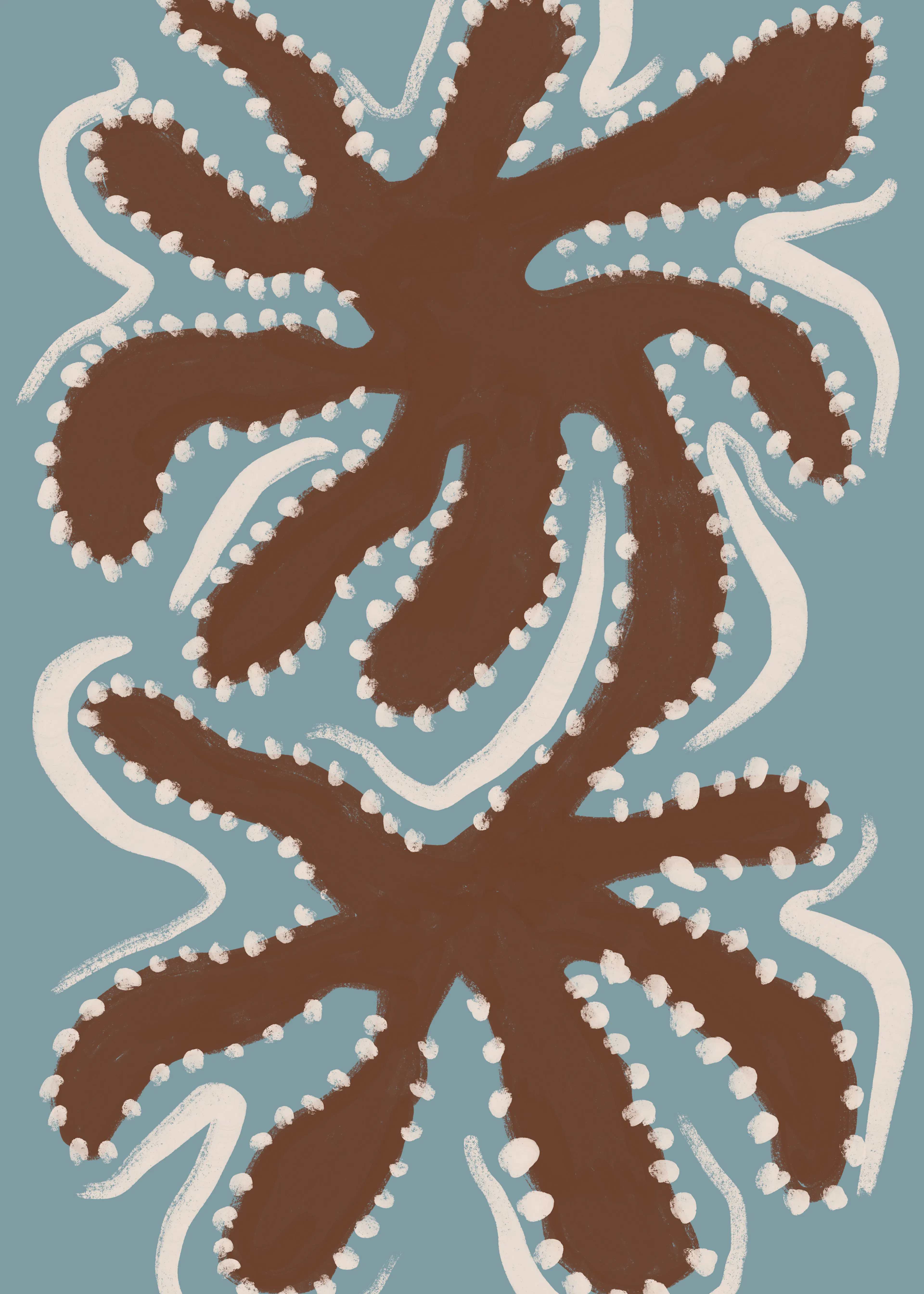 Créatures Marines Abstraites Poster 0
