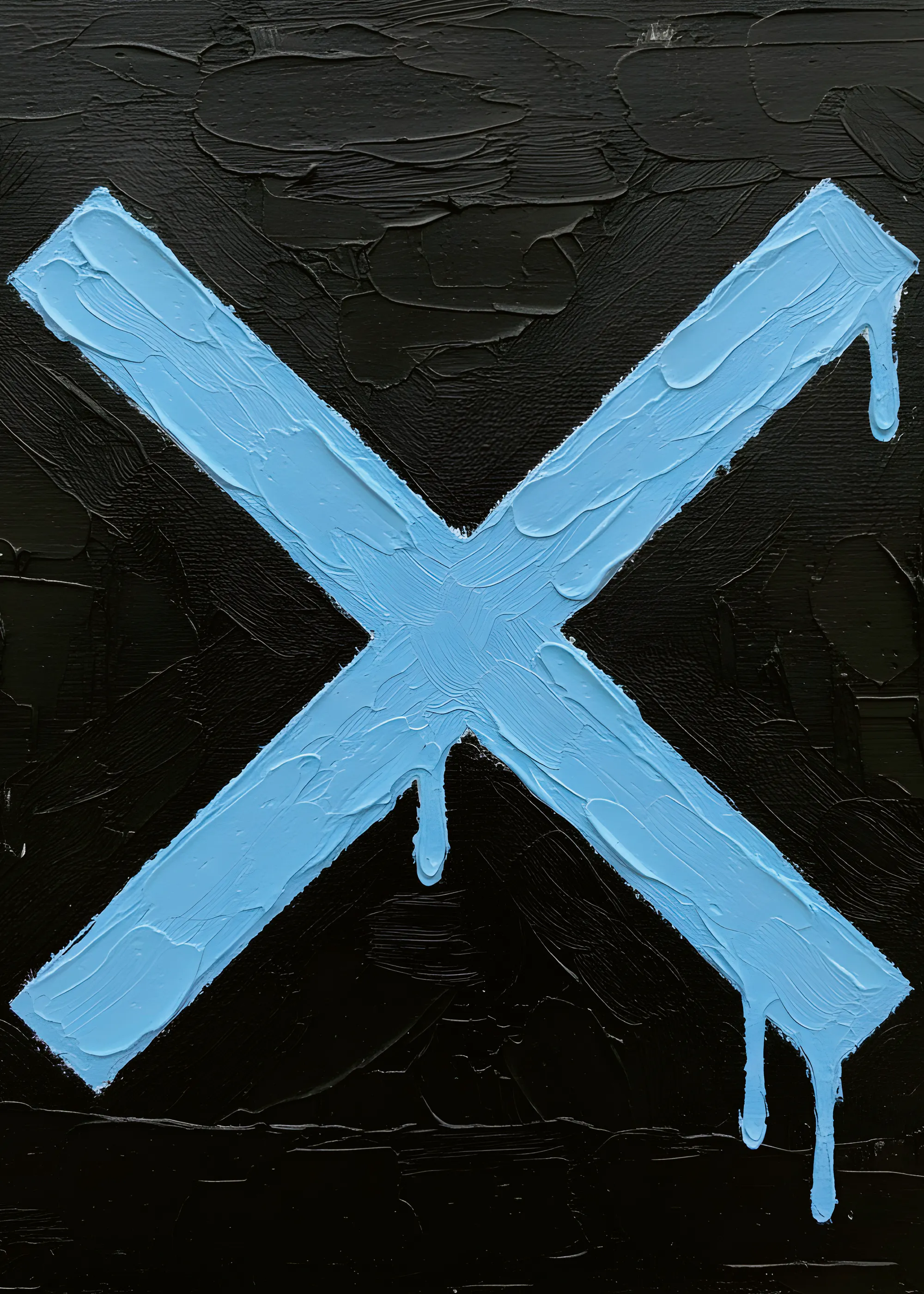 Blaues Kreuz Poster 0