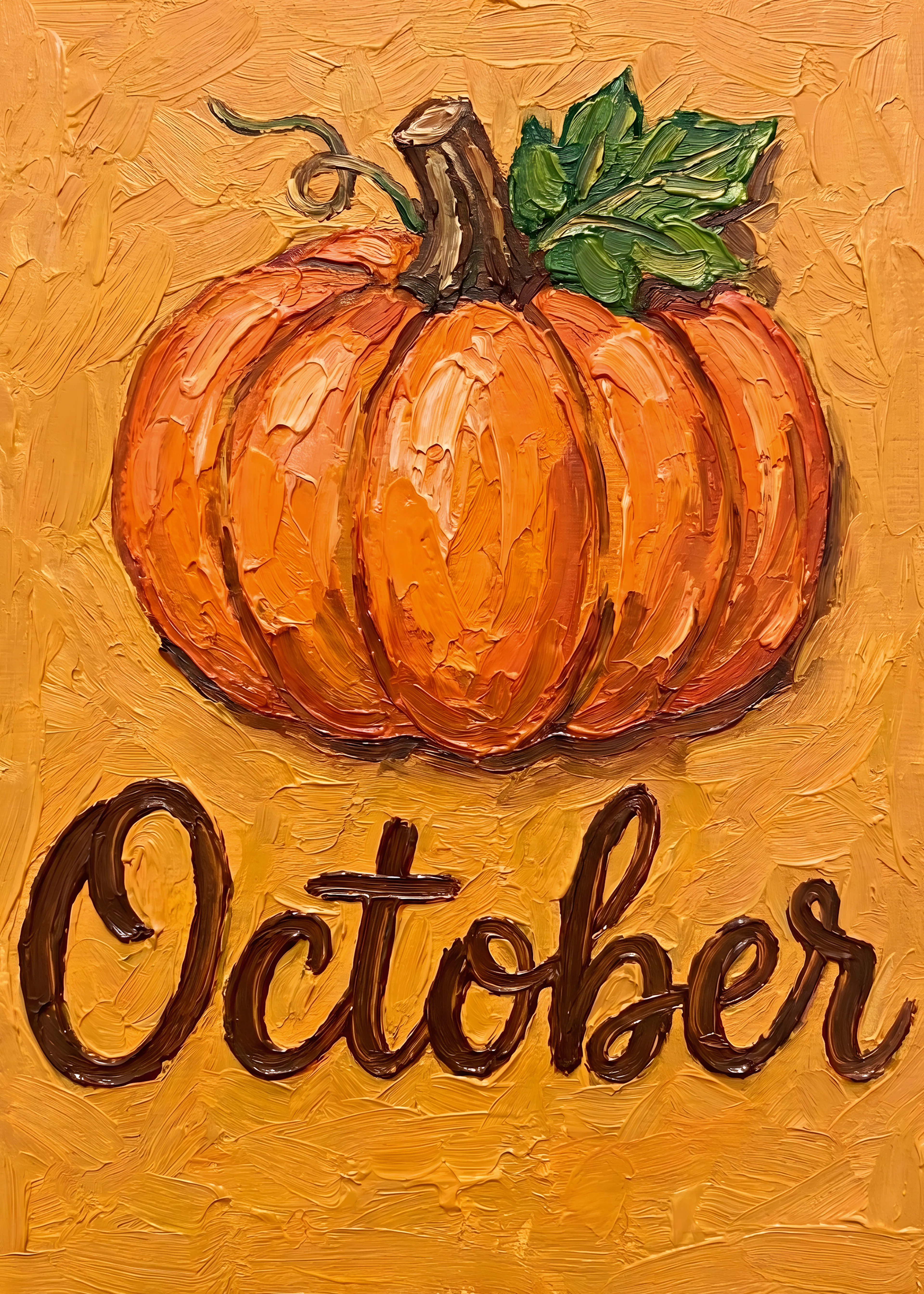 Citrouille d'Octobre Poster 0