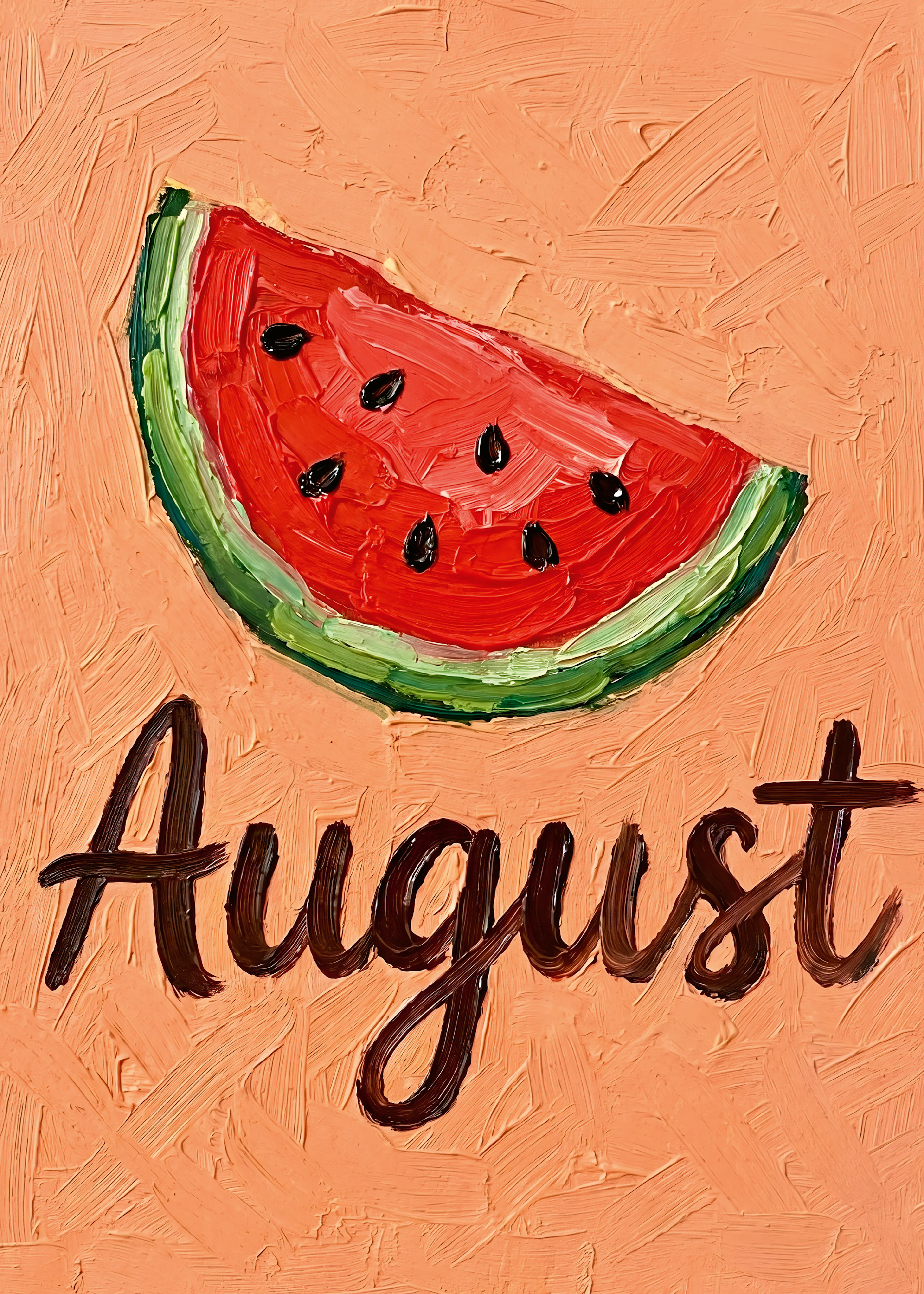 August Watermelon Poster 0