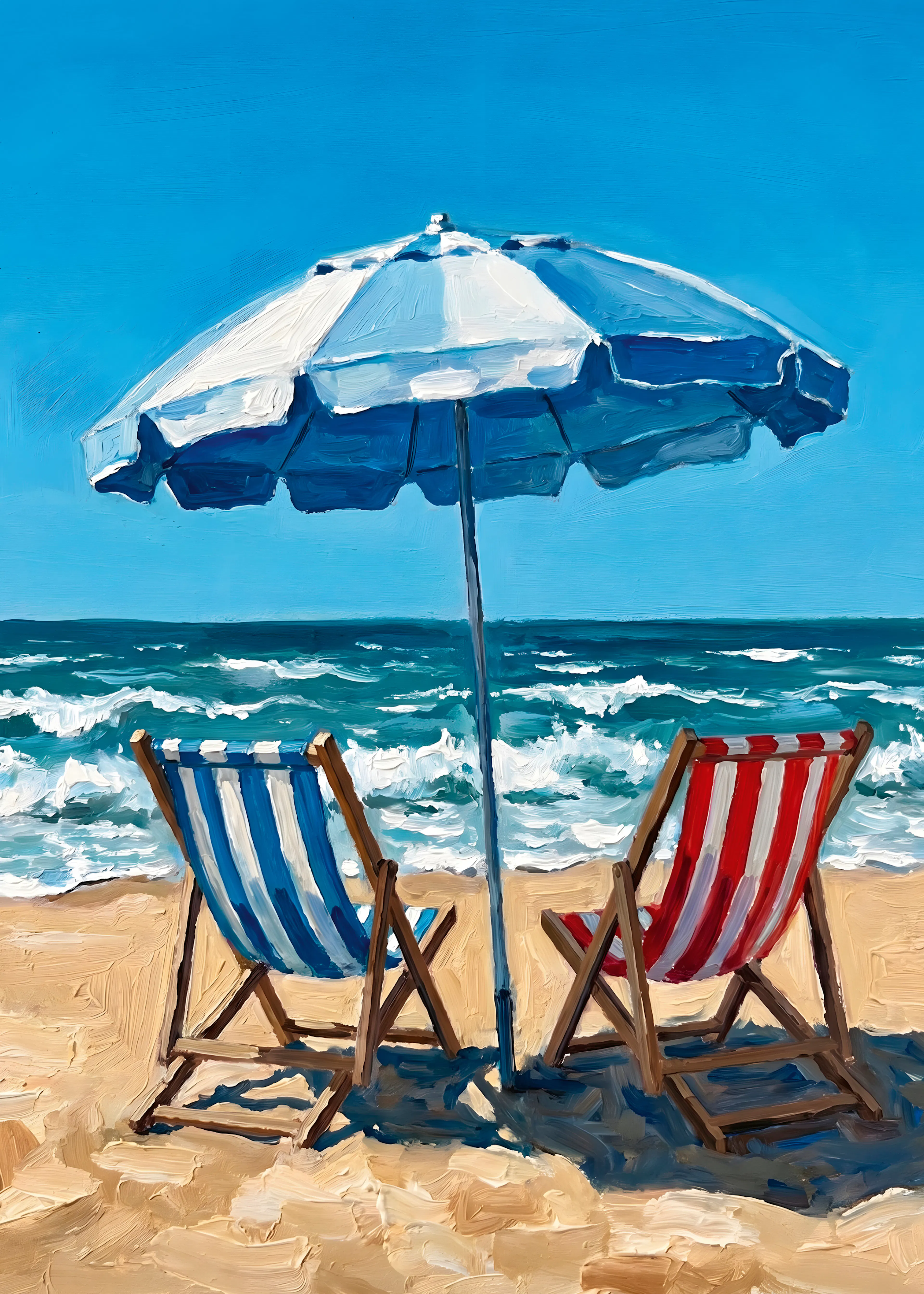 Sérénité Plage Azur Poster 0
