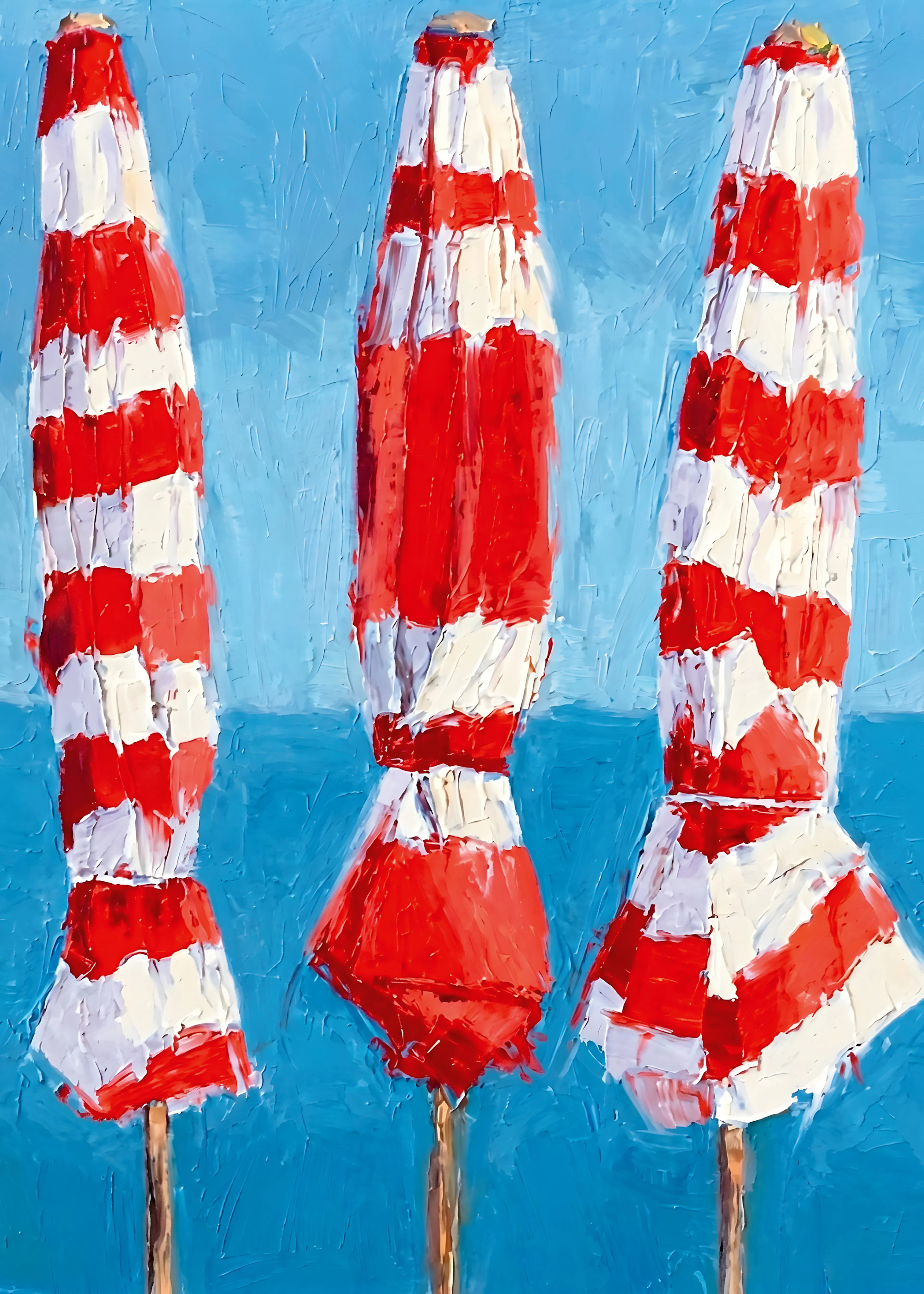 Striped Rockets Poster 0