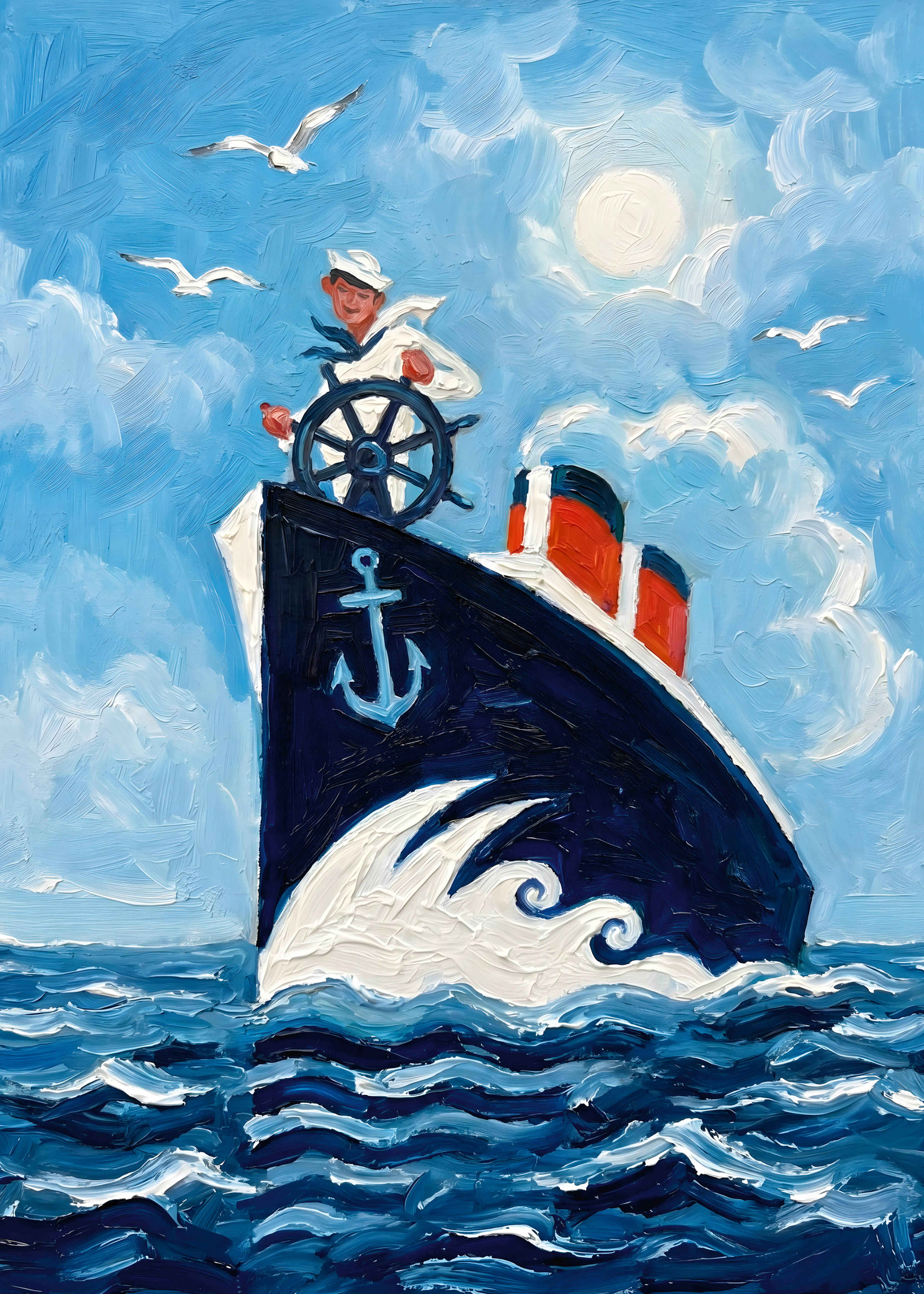 Voyage Océan Bleu Poster 0