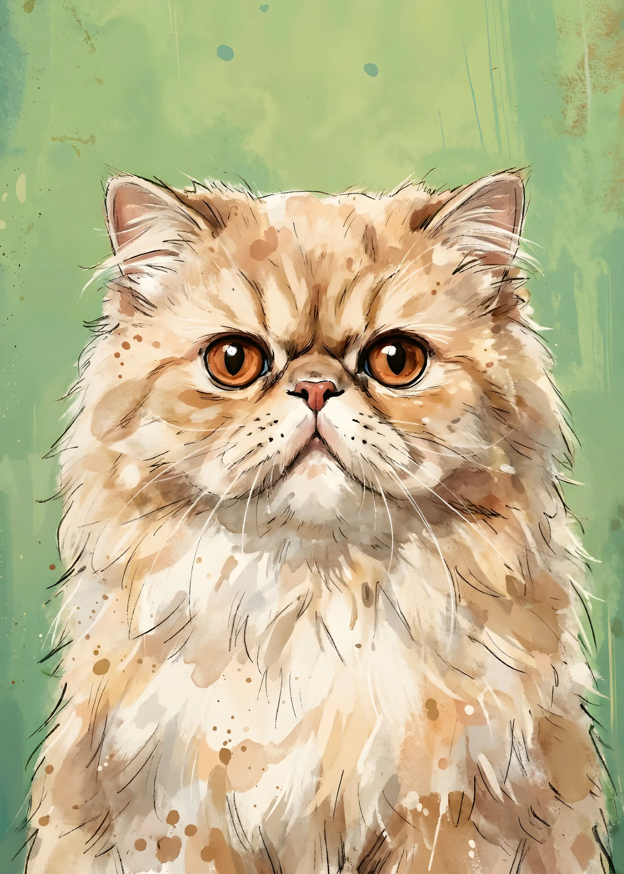 Majestätische Katze Poster 0
