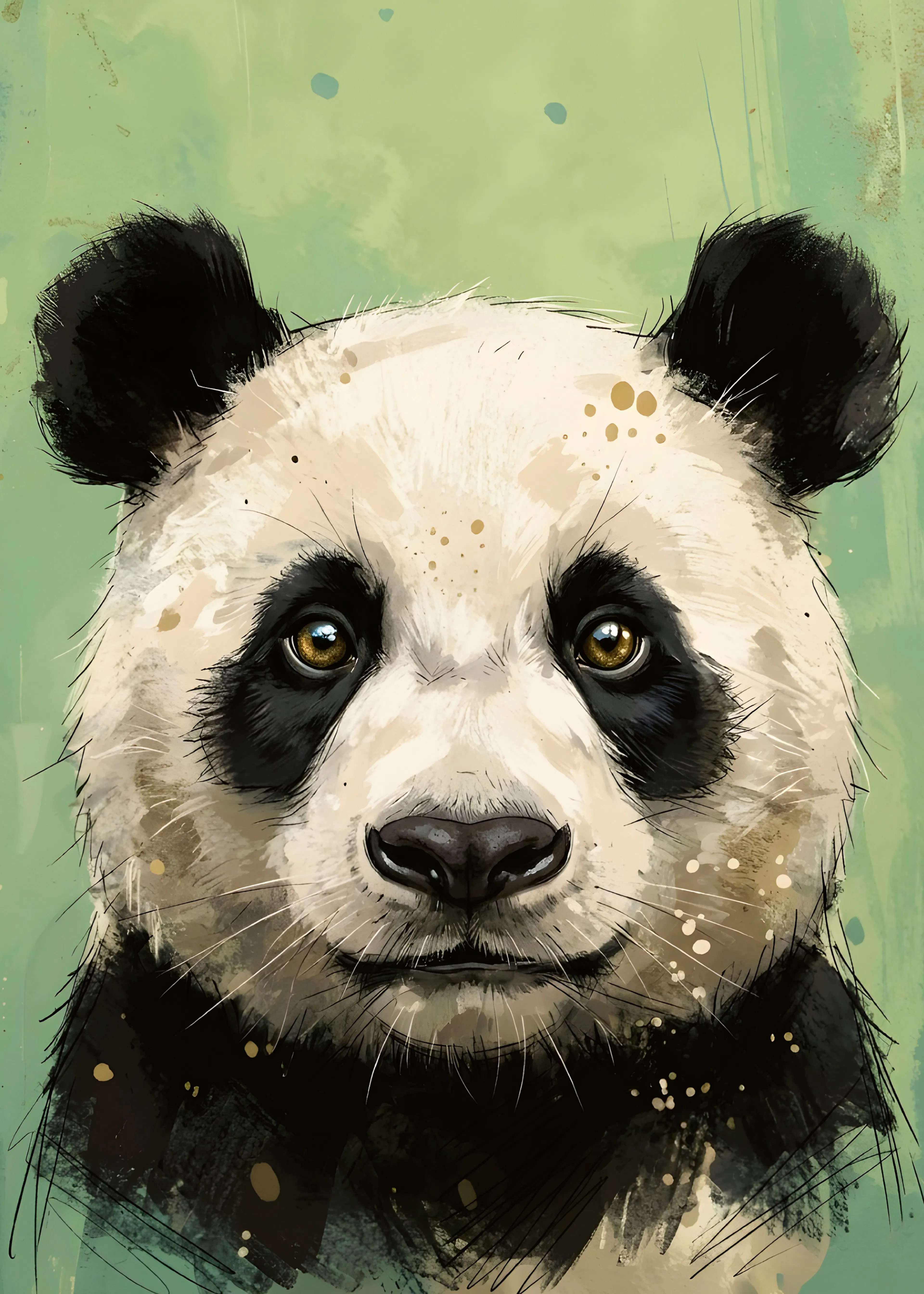 Gentle Panda Poster 0