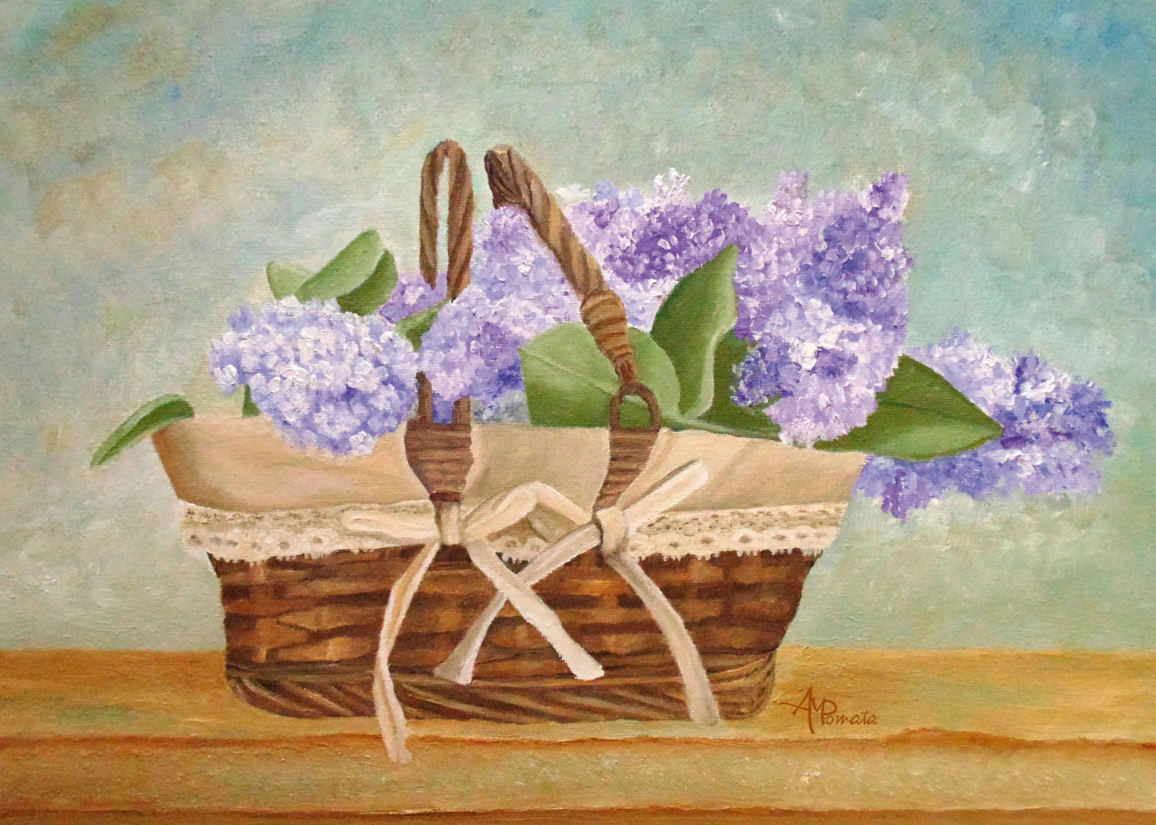 Lavender Basket Poster 0