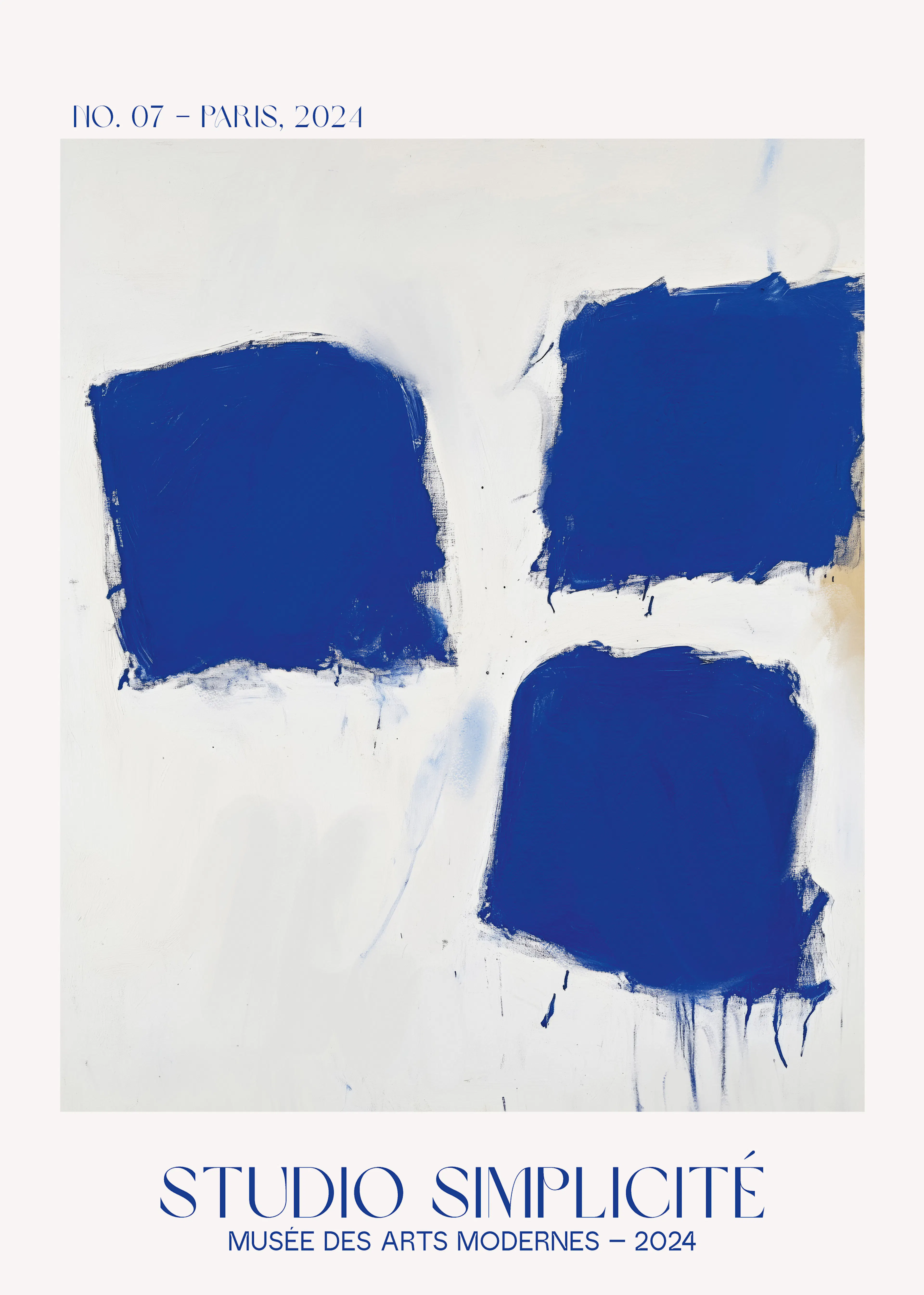 Blue Abstraction Poster 0