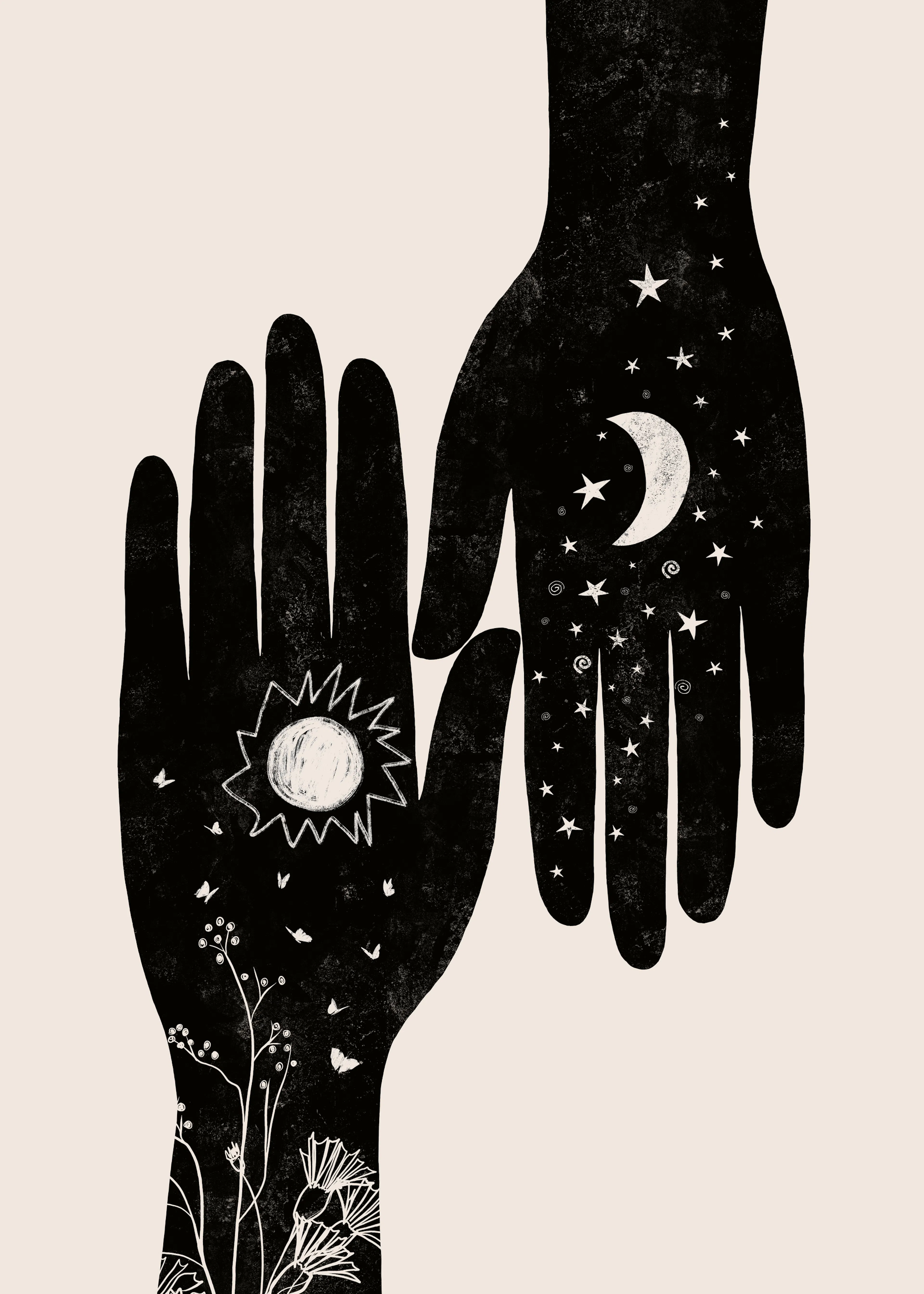Kosmische Handen Poster 0