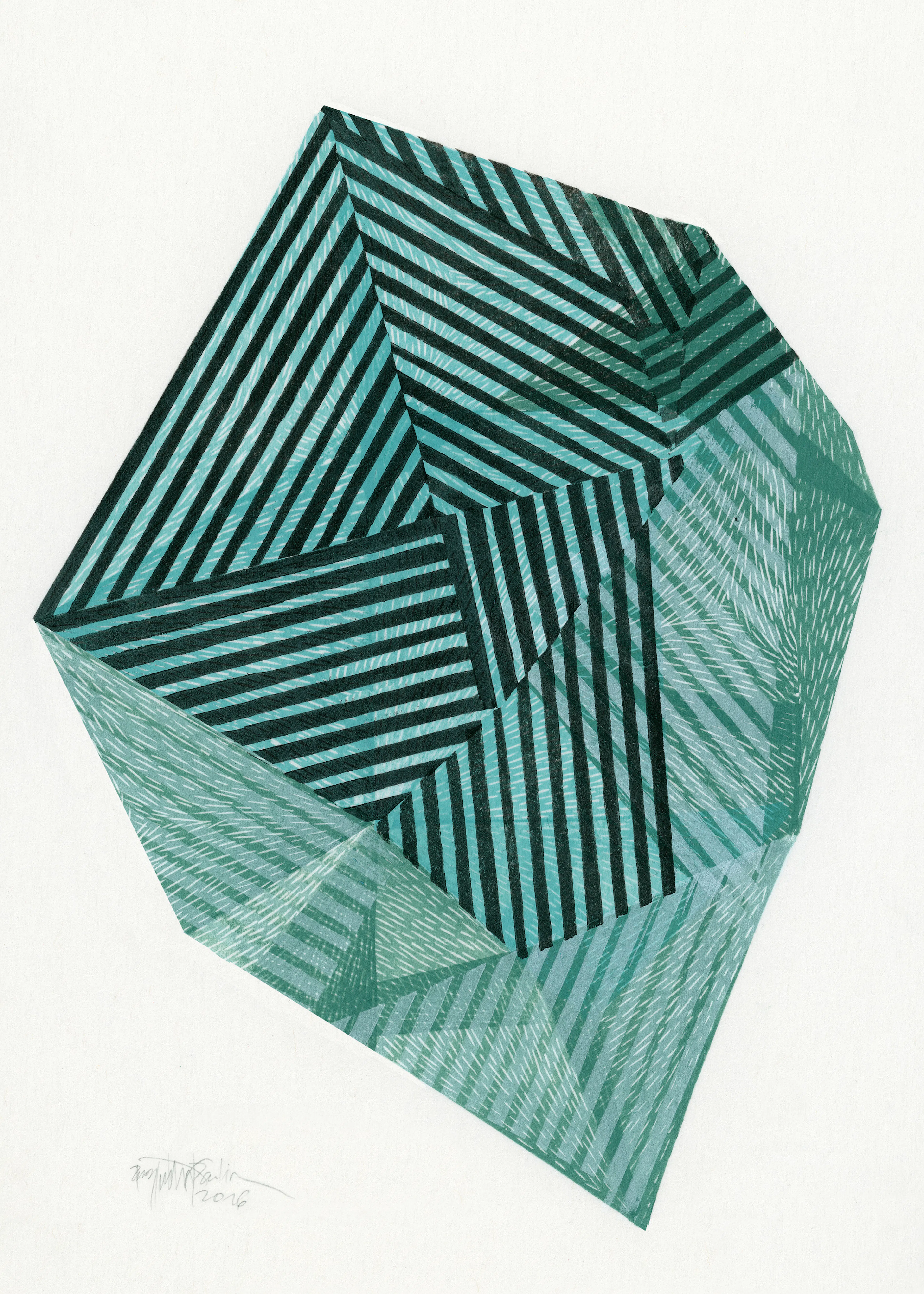 Geometric Illusion Poster 0