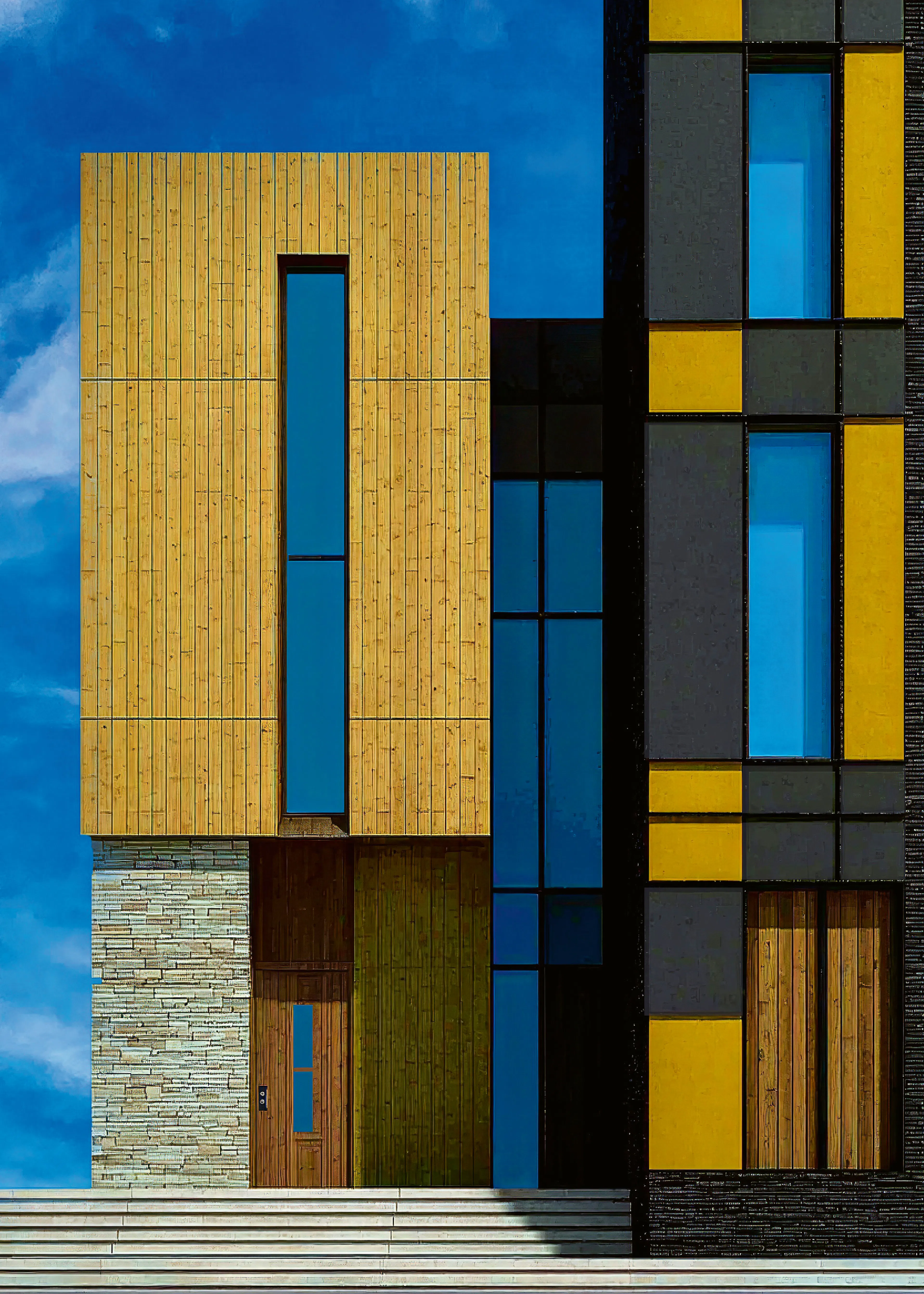 Architecture Moderne Azur Poster 0