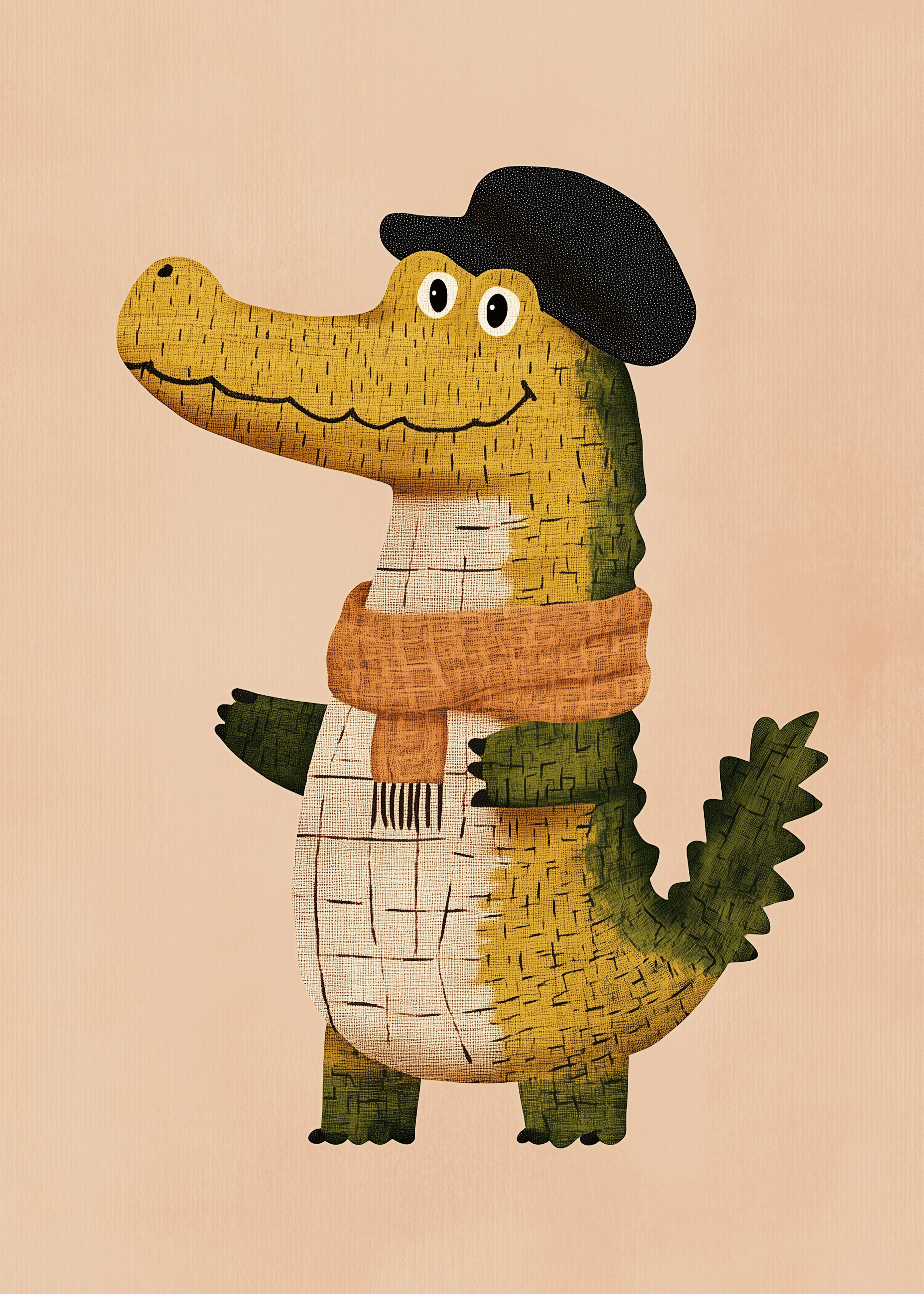 Crocodile Artistique Poster 0