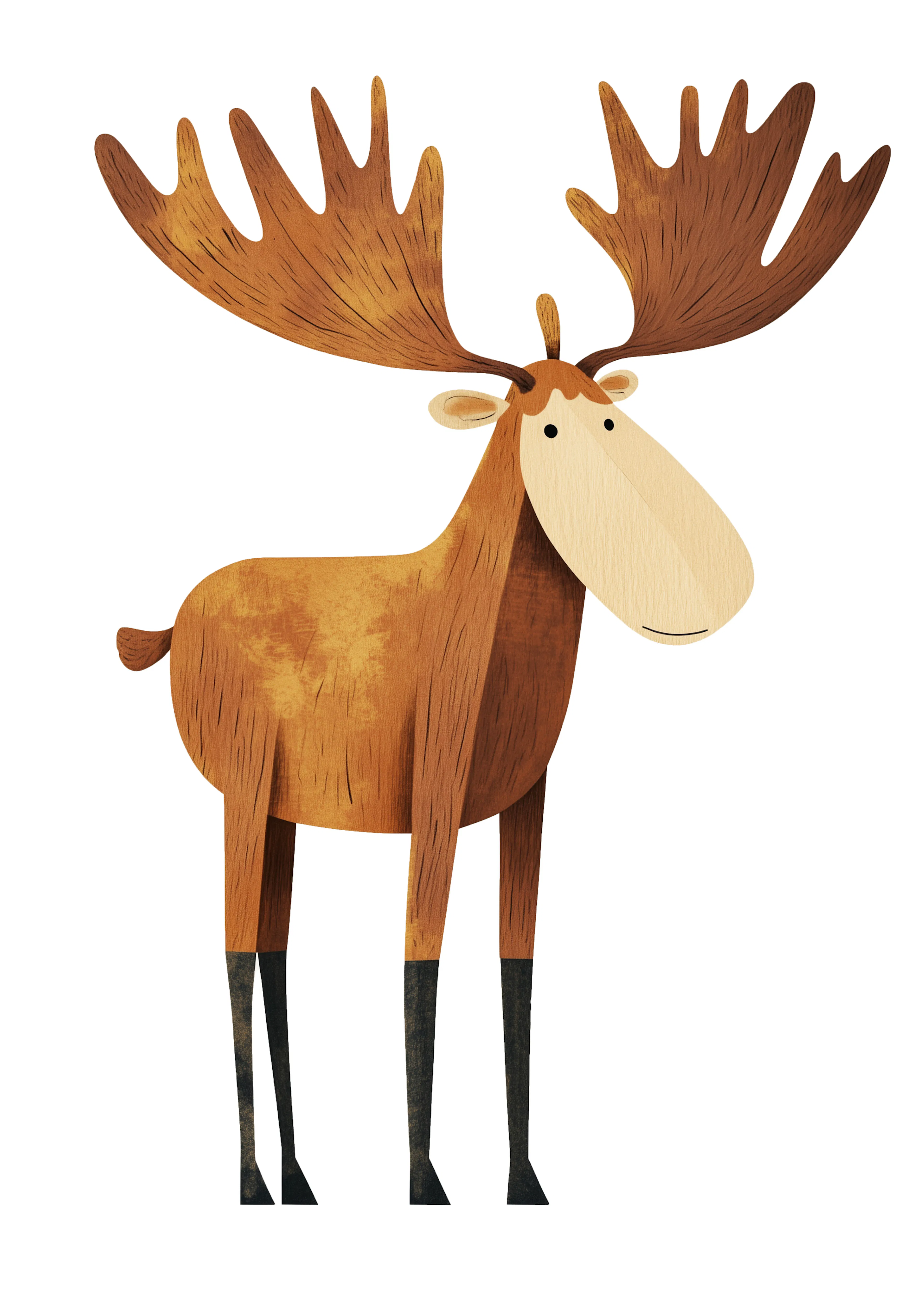 Happy Moose Poster 0