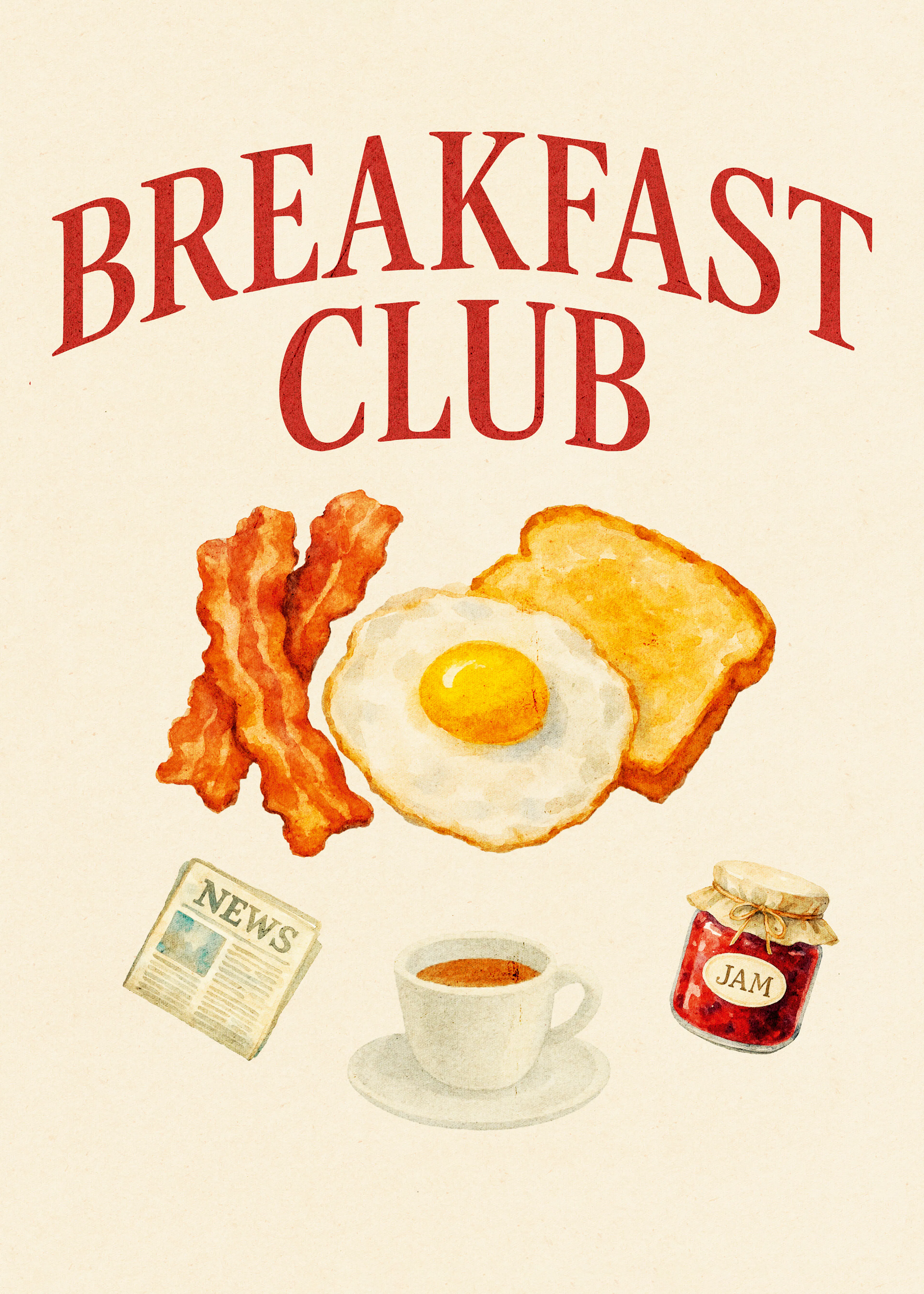 Classic Breakfast Poster 0