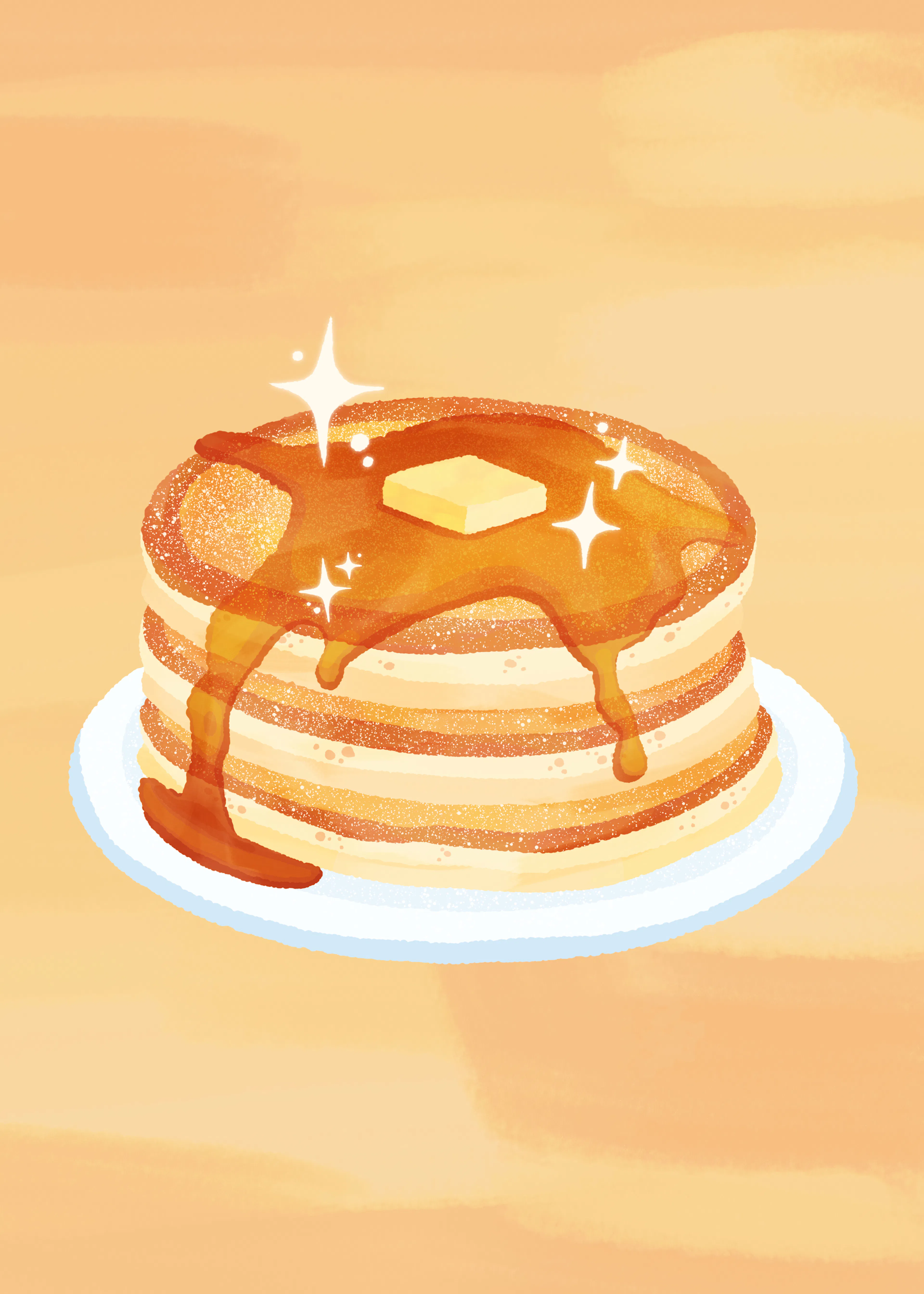 Golden Pancakes Poster 0