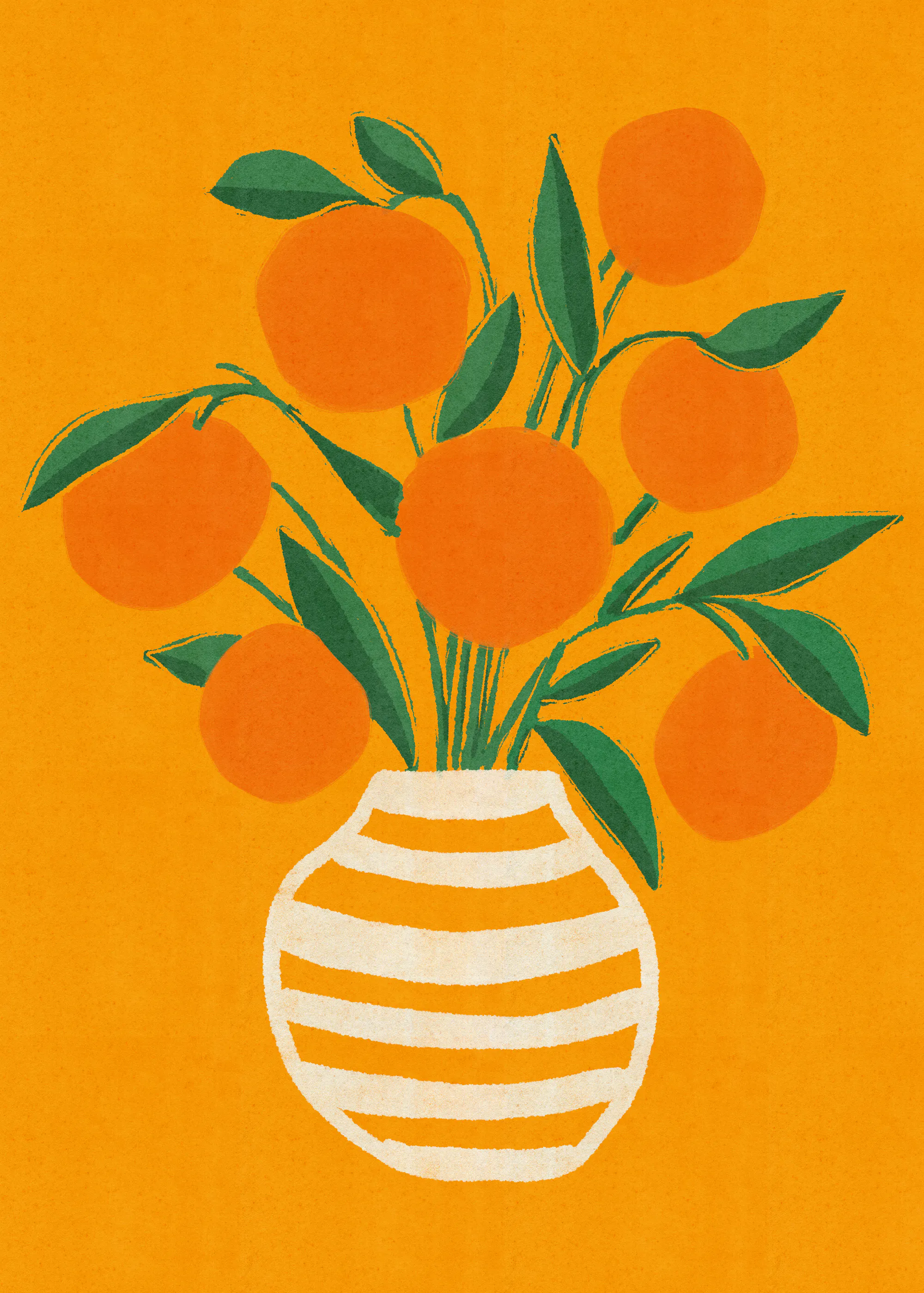 Flor de Naranjo Naranja Póster 0