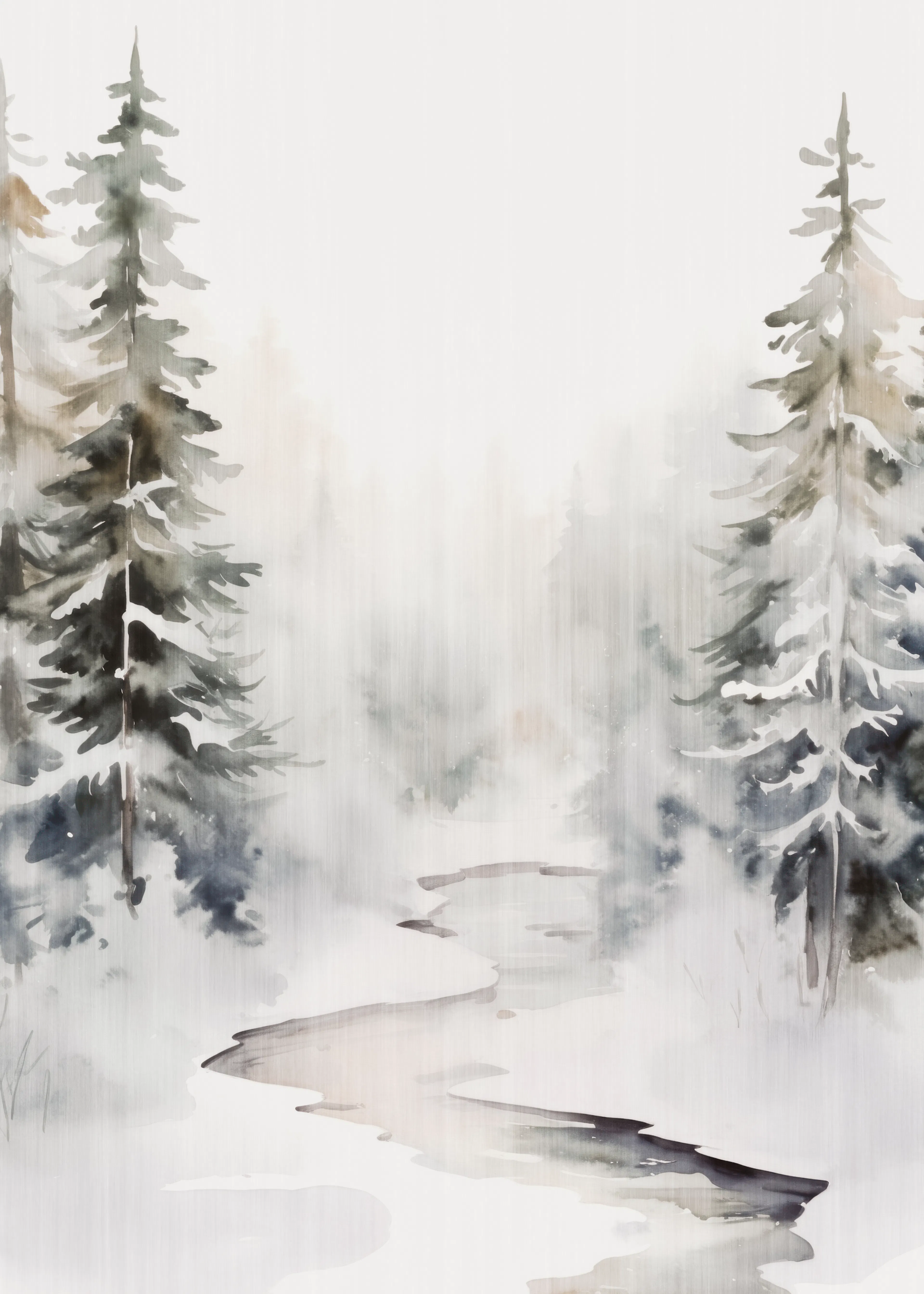 Frosty Winter Serenity Poster 0