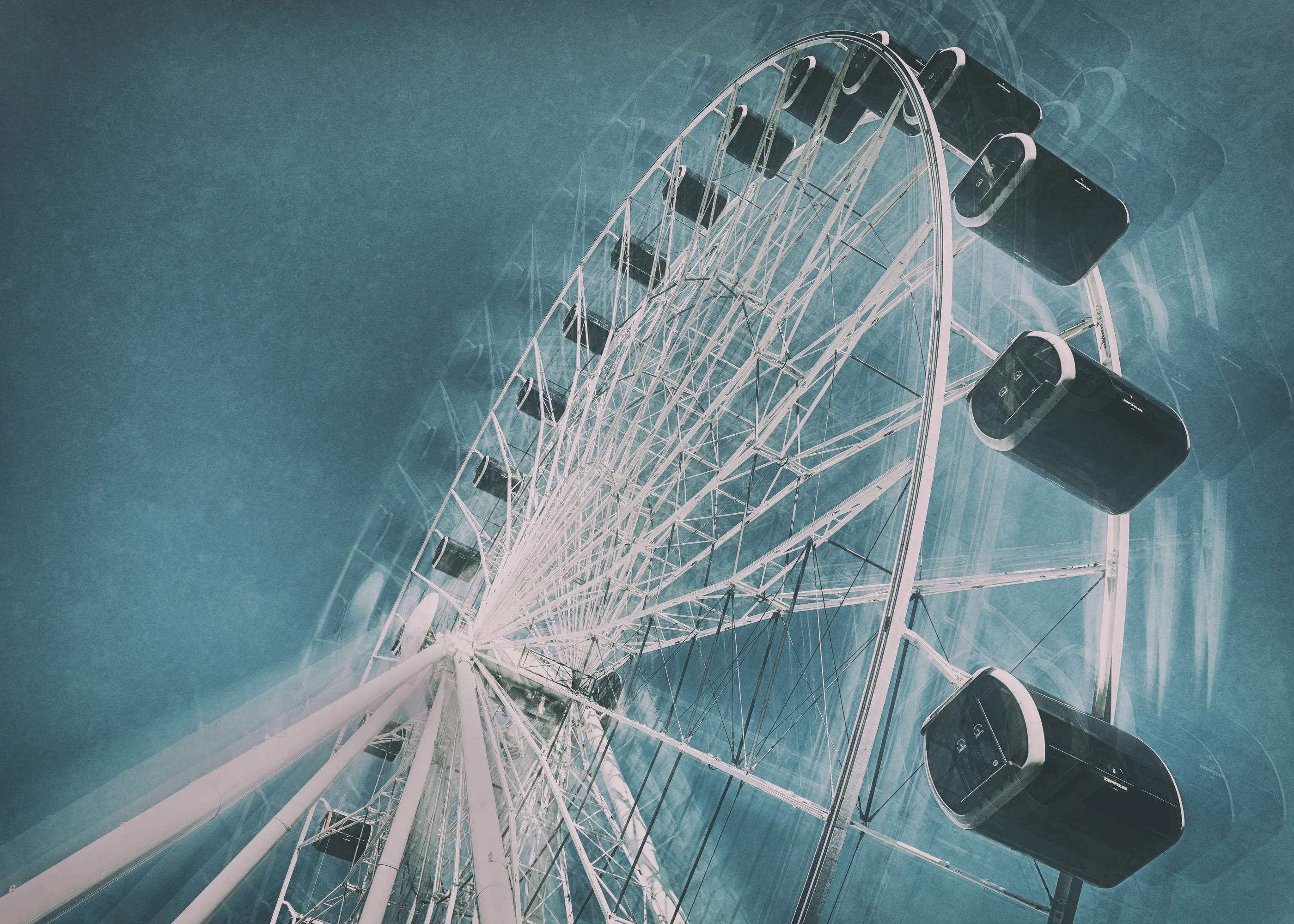 Urban Ferris Wheel Poster 0