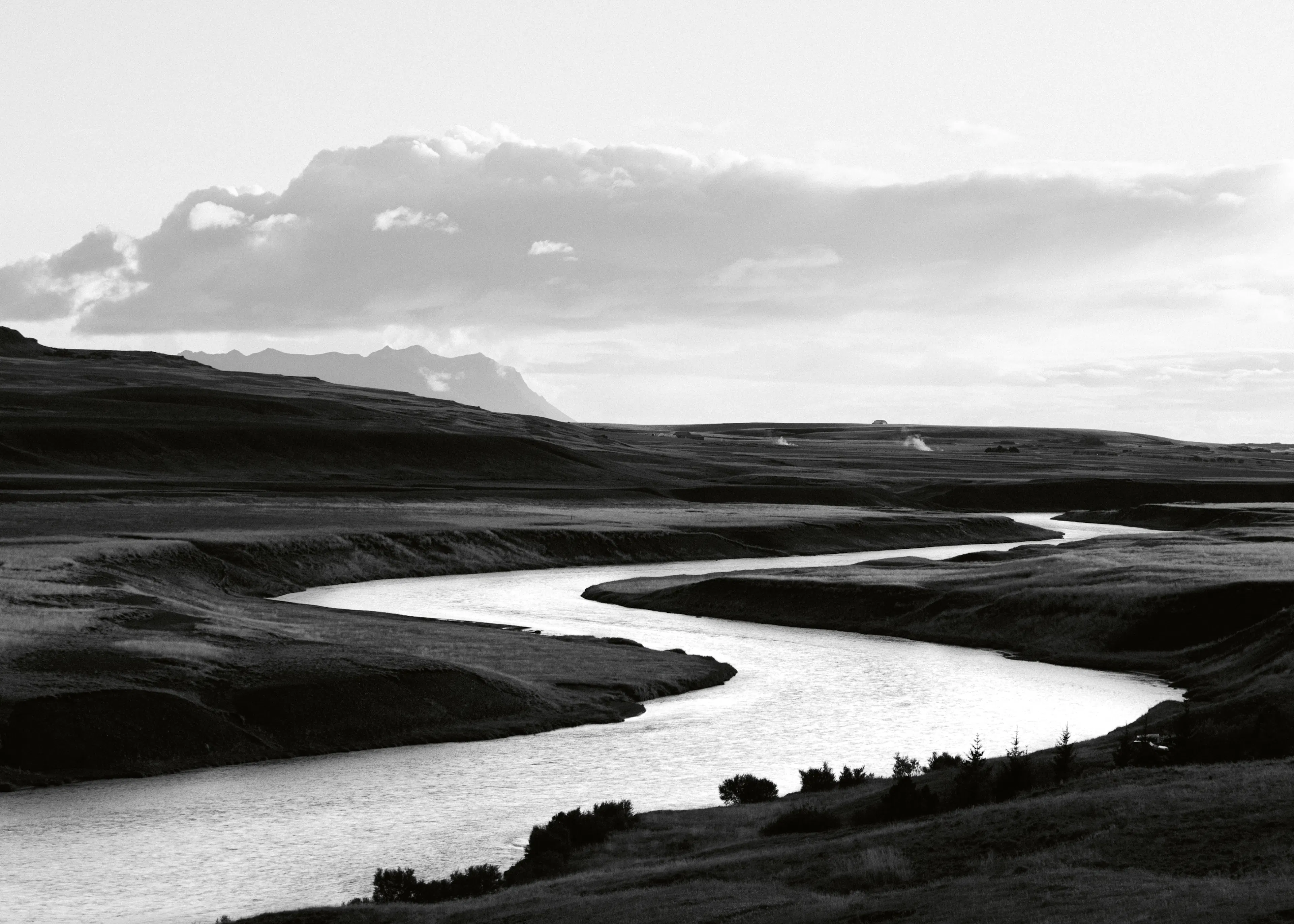 Black Serene River Poster 0