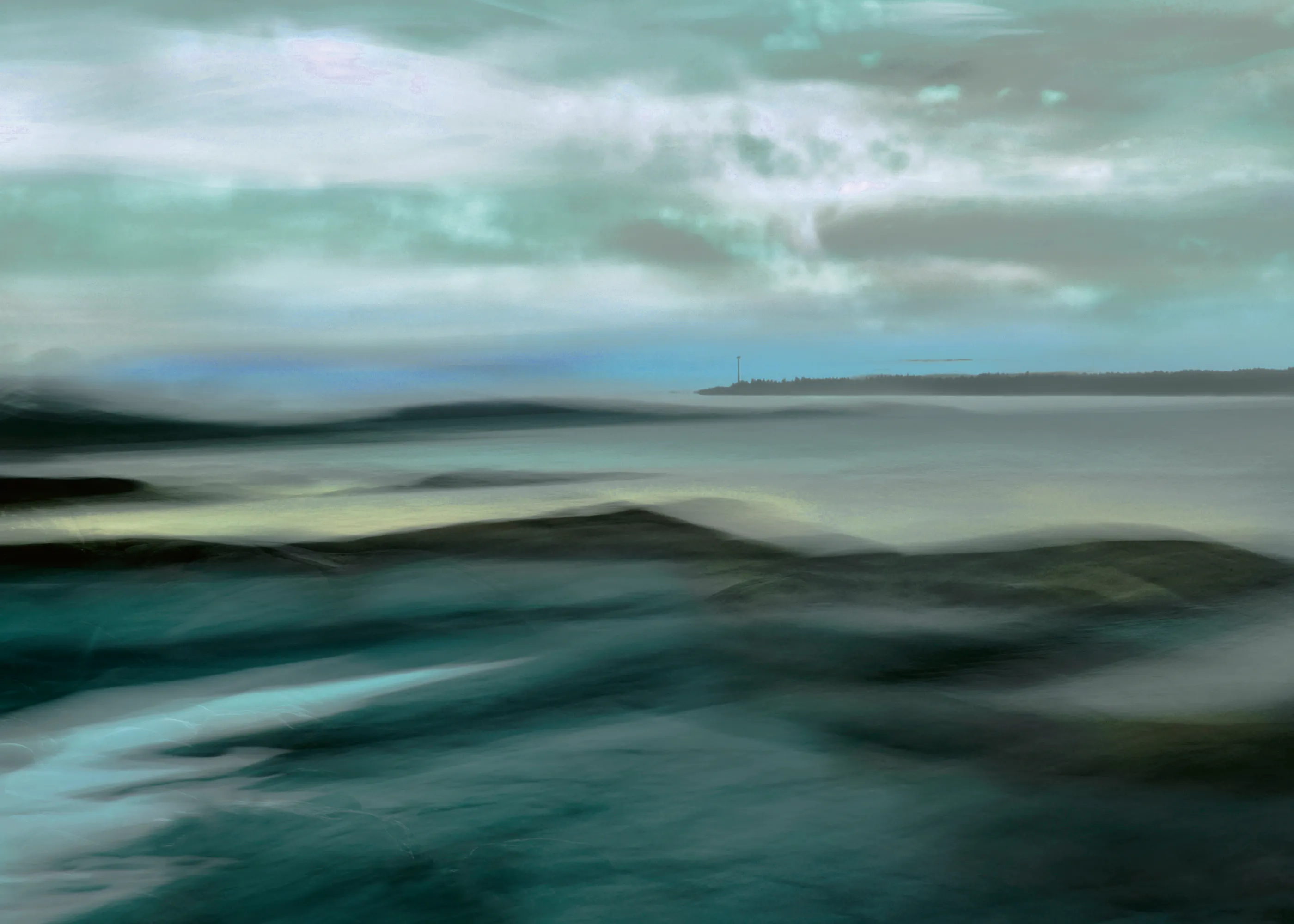 Blue Mystic Ocean Poster 0