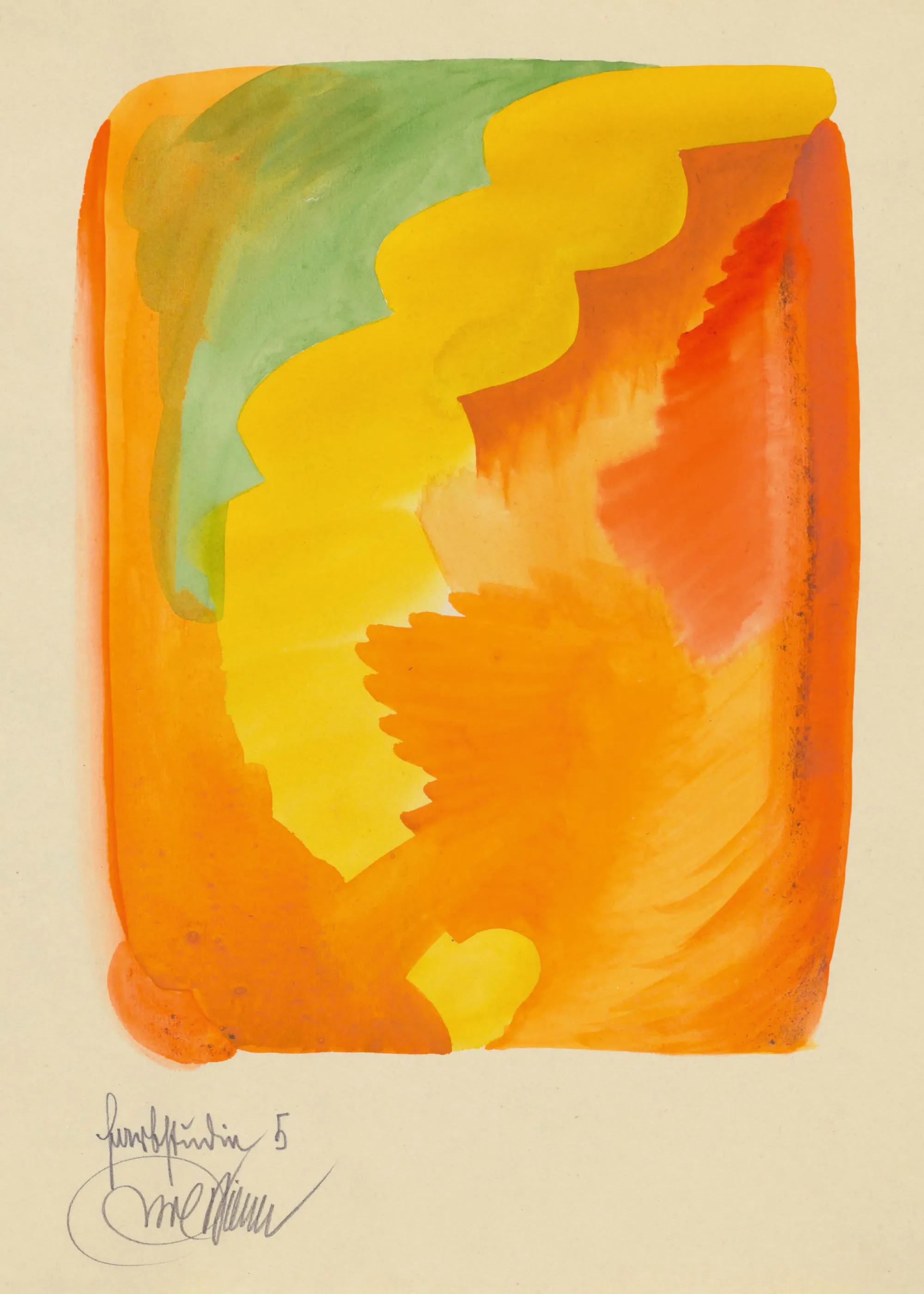 Karl Wiener - Farbstudien, 10 Blätter V Poster 0