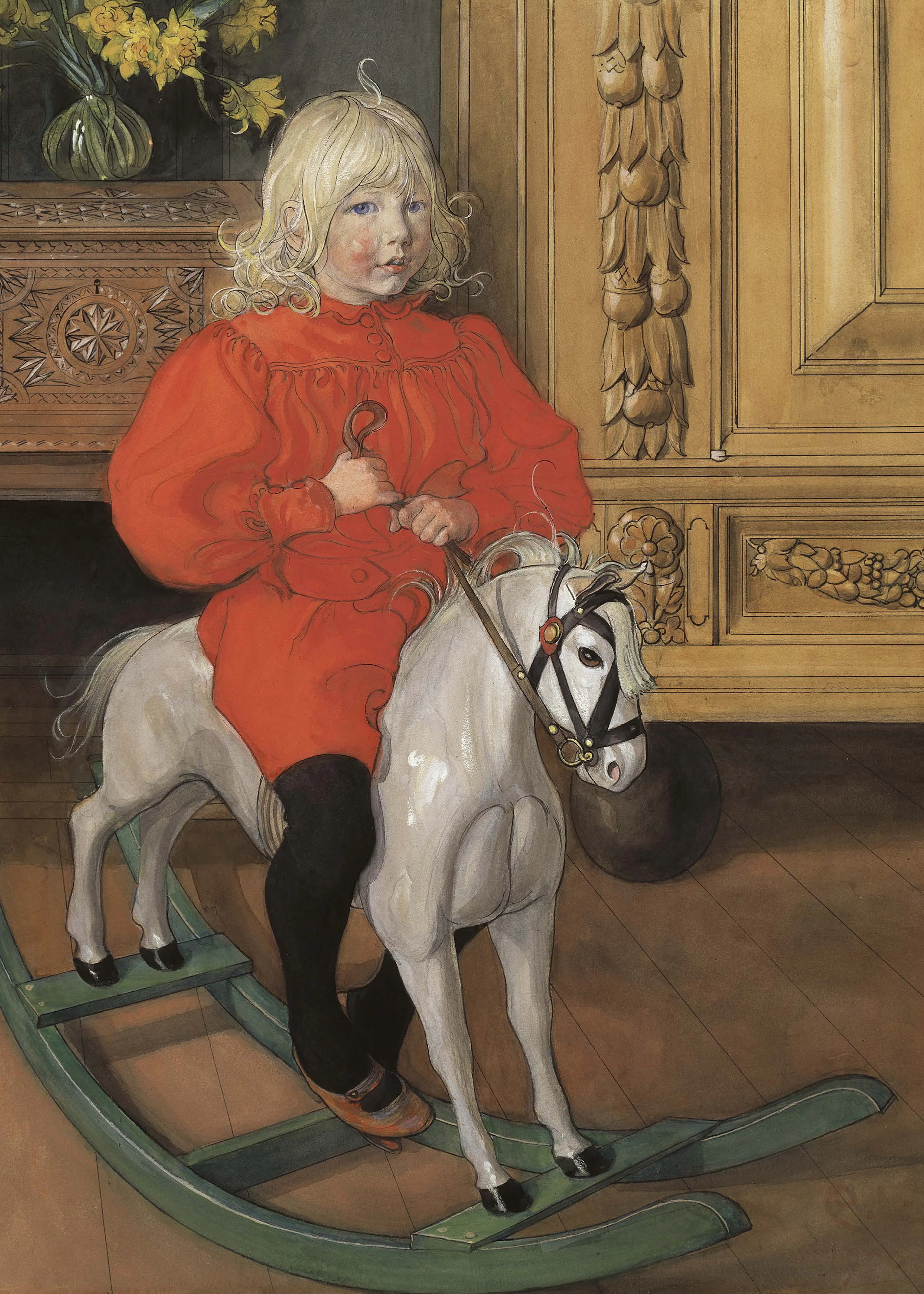 Carl Larsson - ‘Murre’. Portrait of Casimir Laurin Poster 0