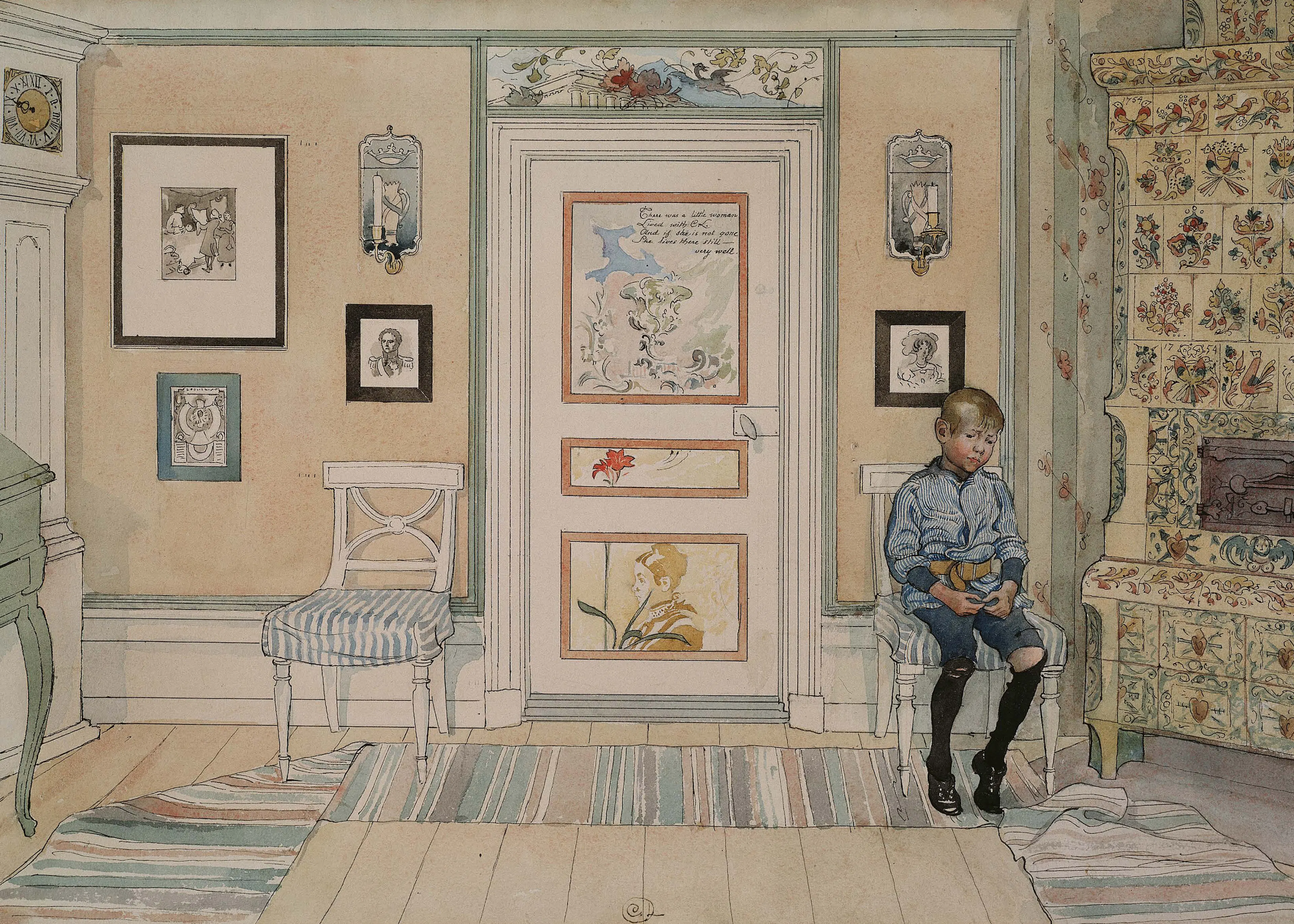 Carl Larsson - In the Corner Poster 0