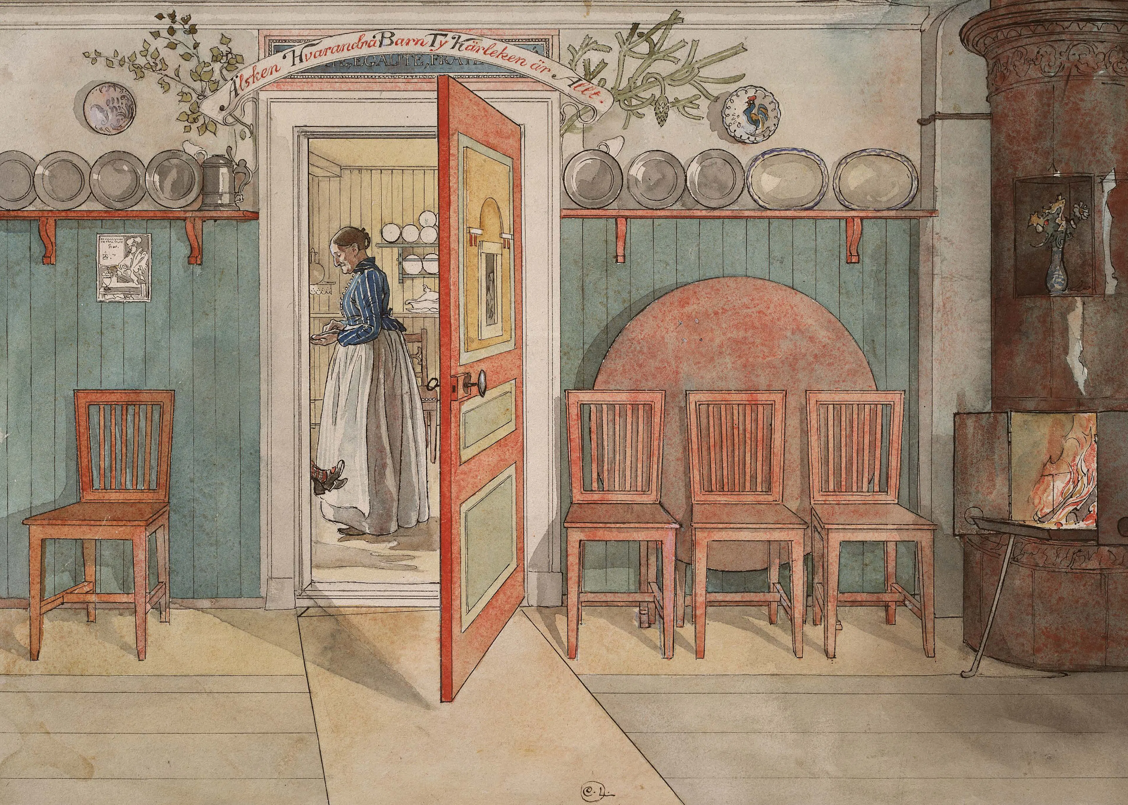 Carl Larsson - Old Anna Poster 0