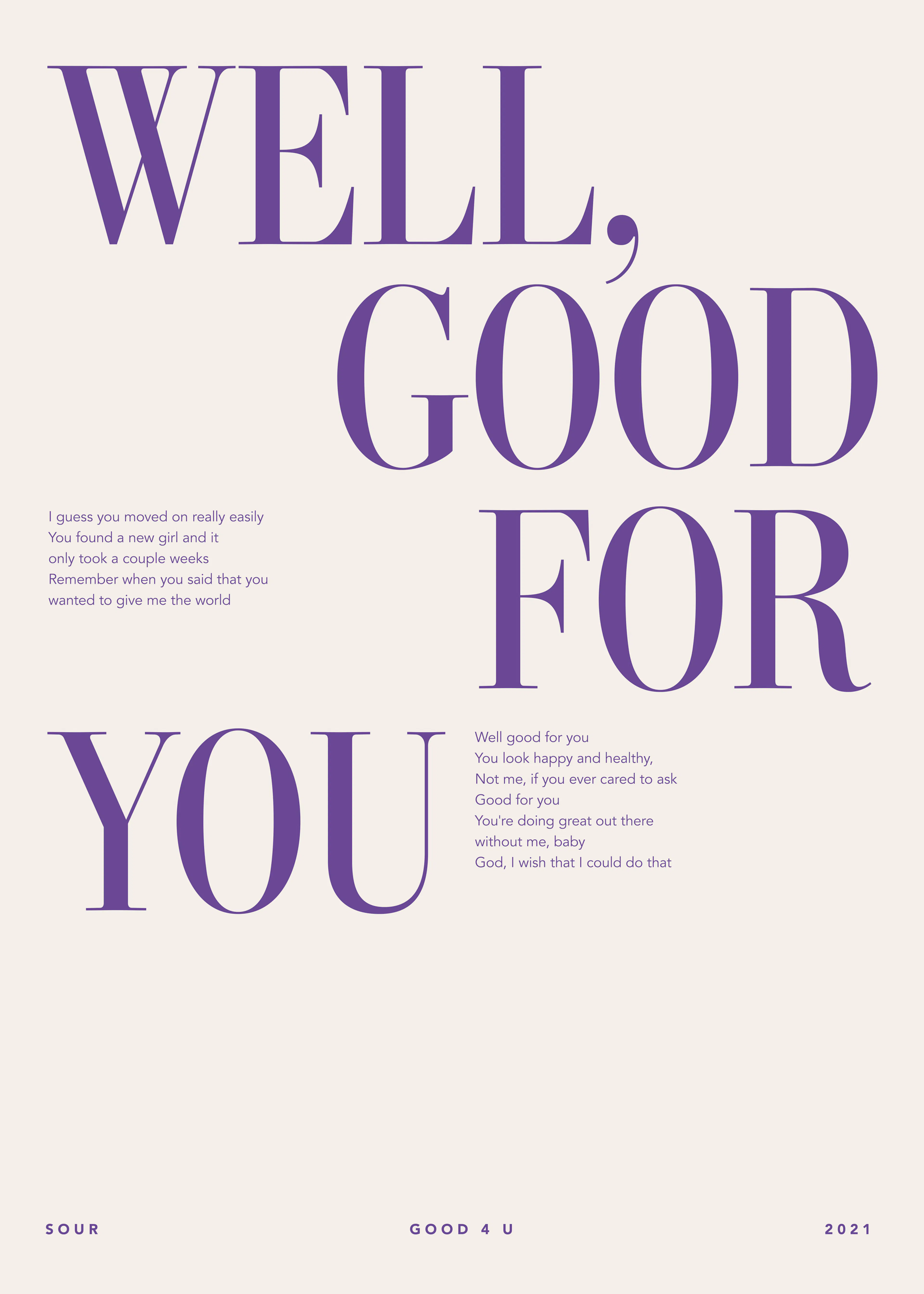 Good For You Poster 0