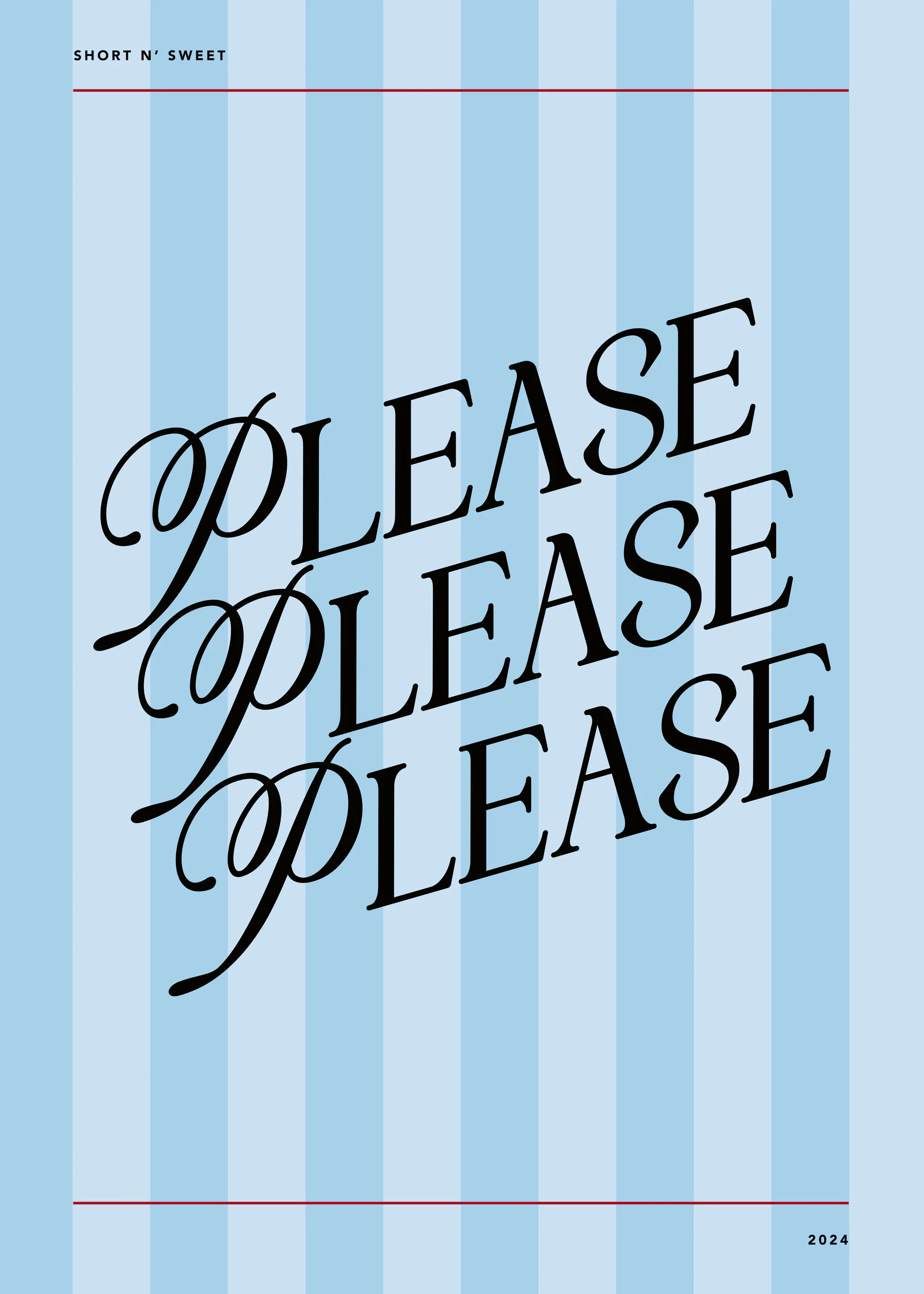 Please Please Please Plakat 0
