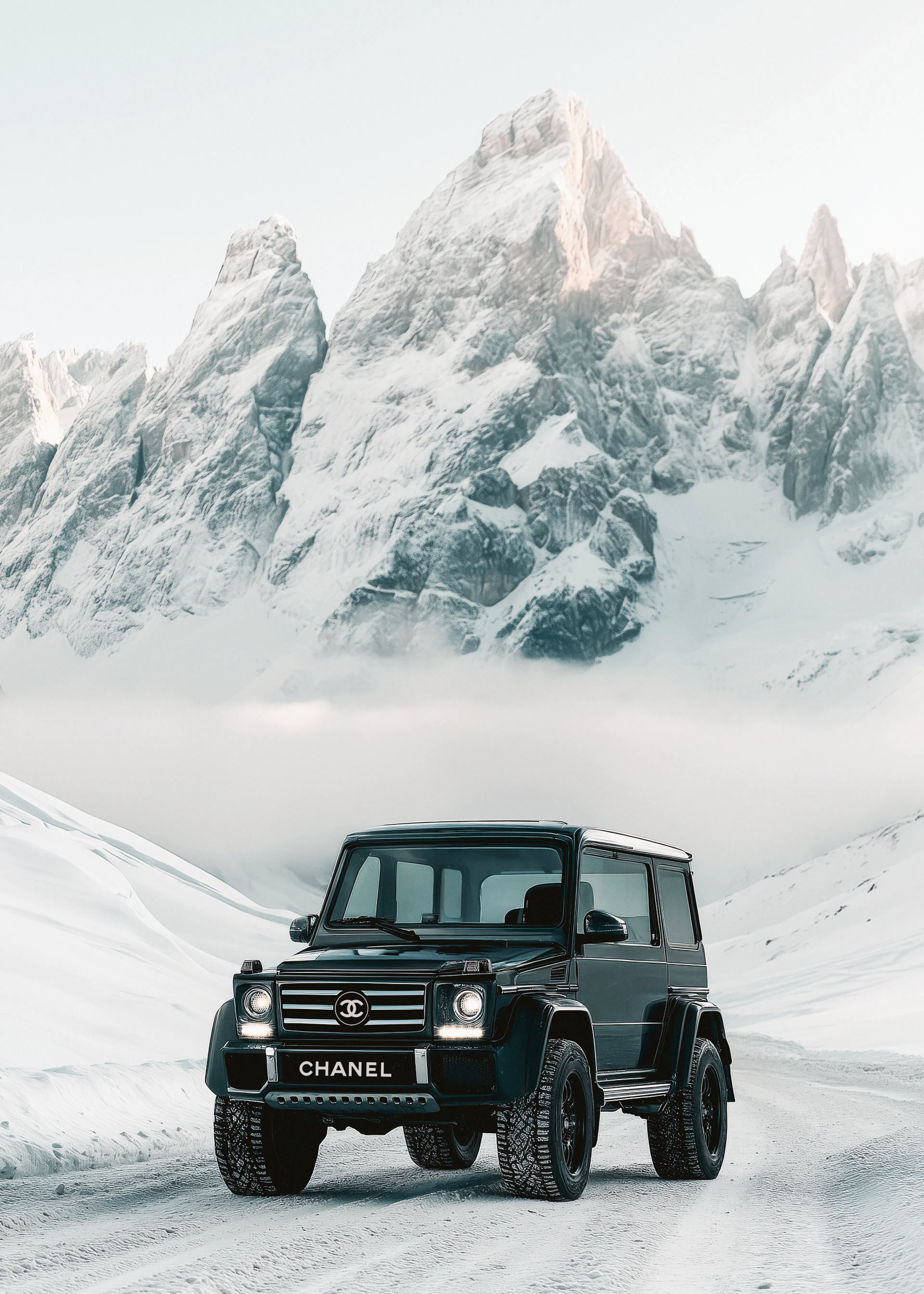 Winter Adventure Mountain Poster 0