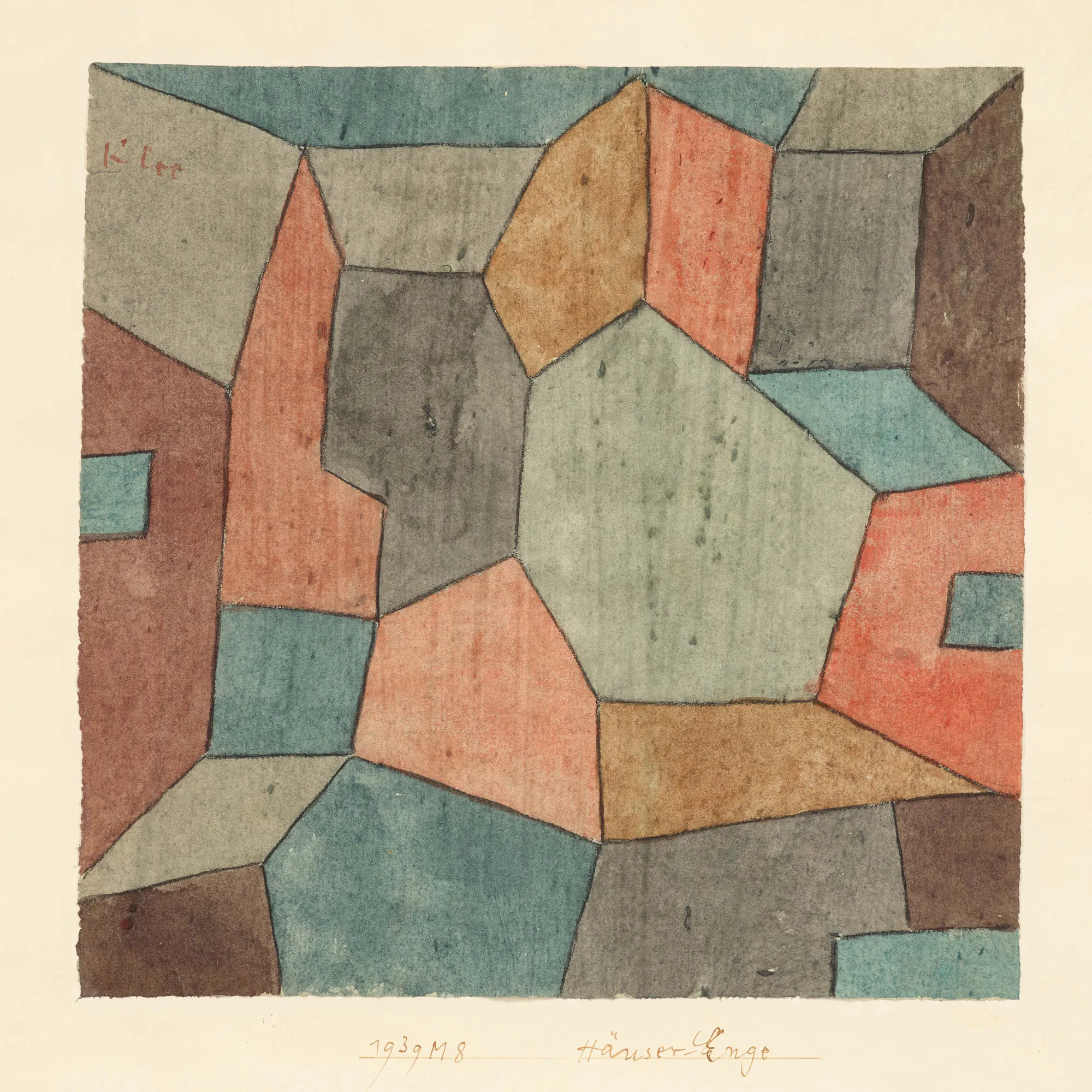 Paul Klee - Maisons Groupées Poster 0
