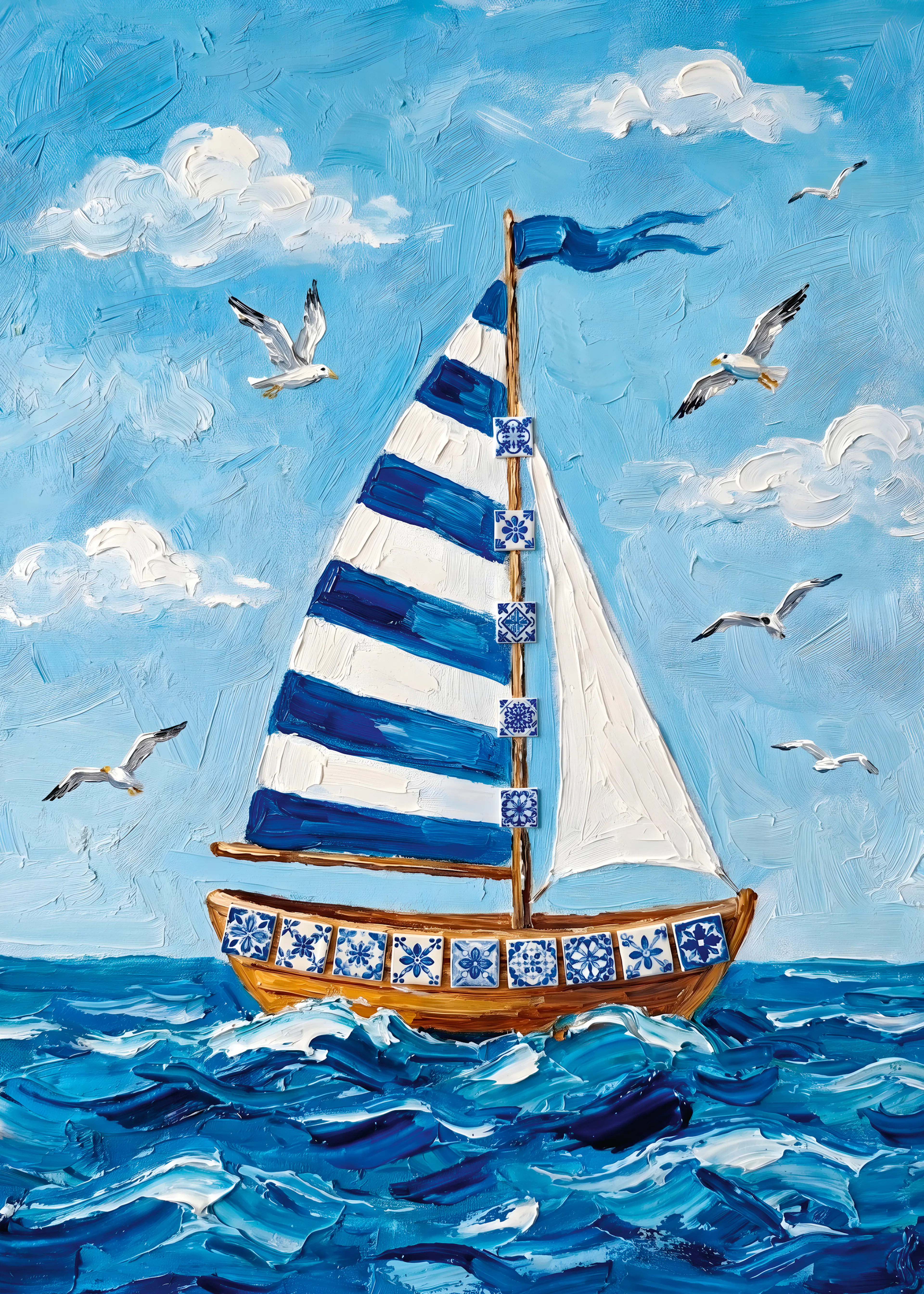 Azur Voile Sérénité Poster 0