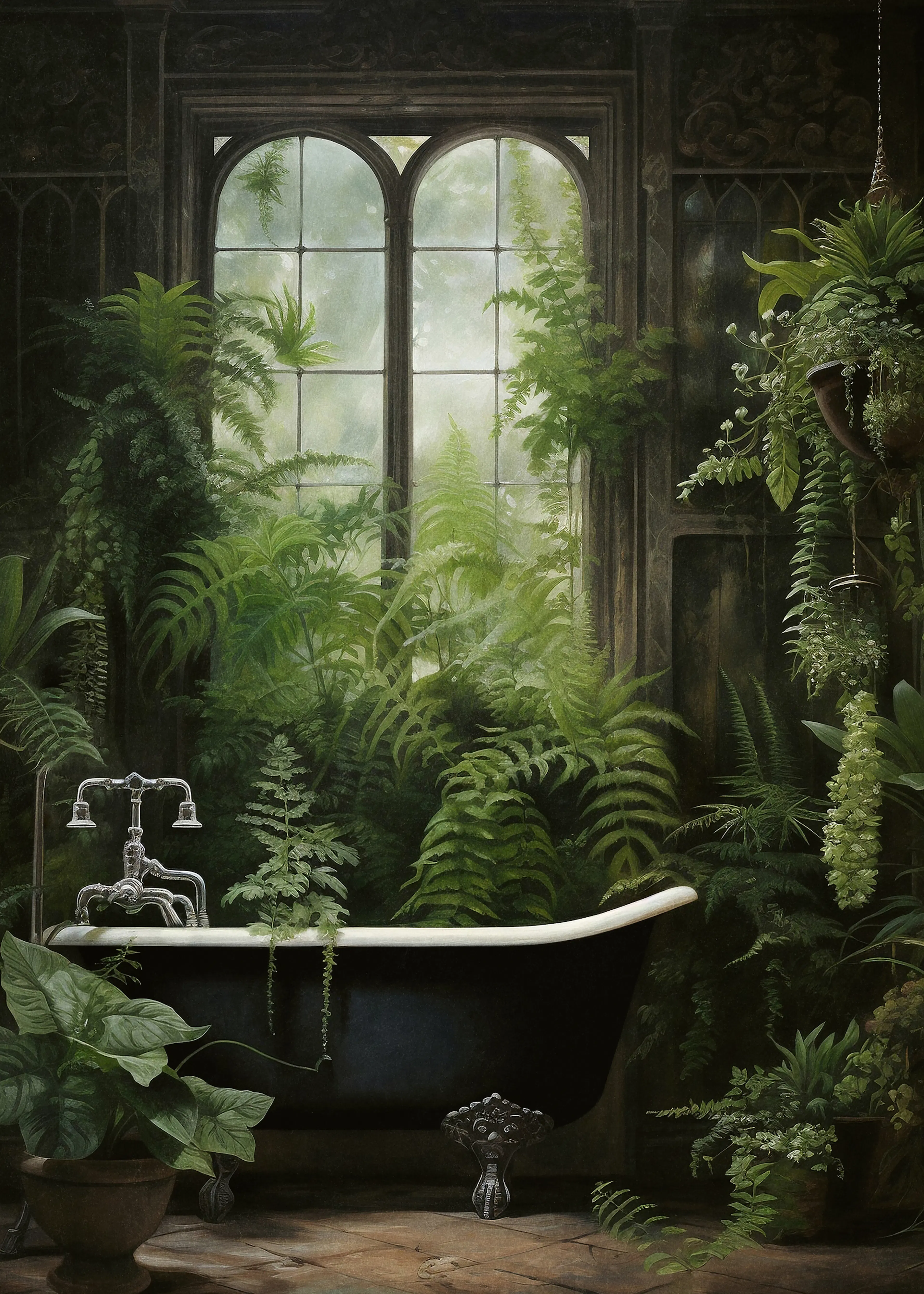 Olga Telnova - Jungle Bath Poster 0