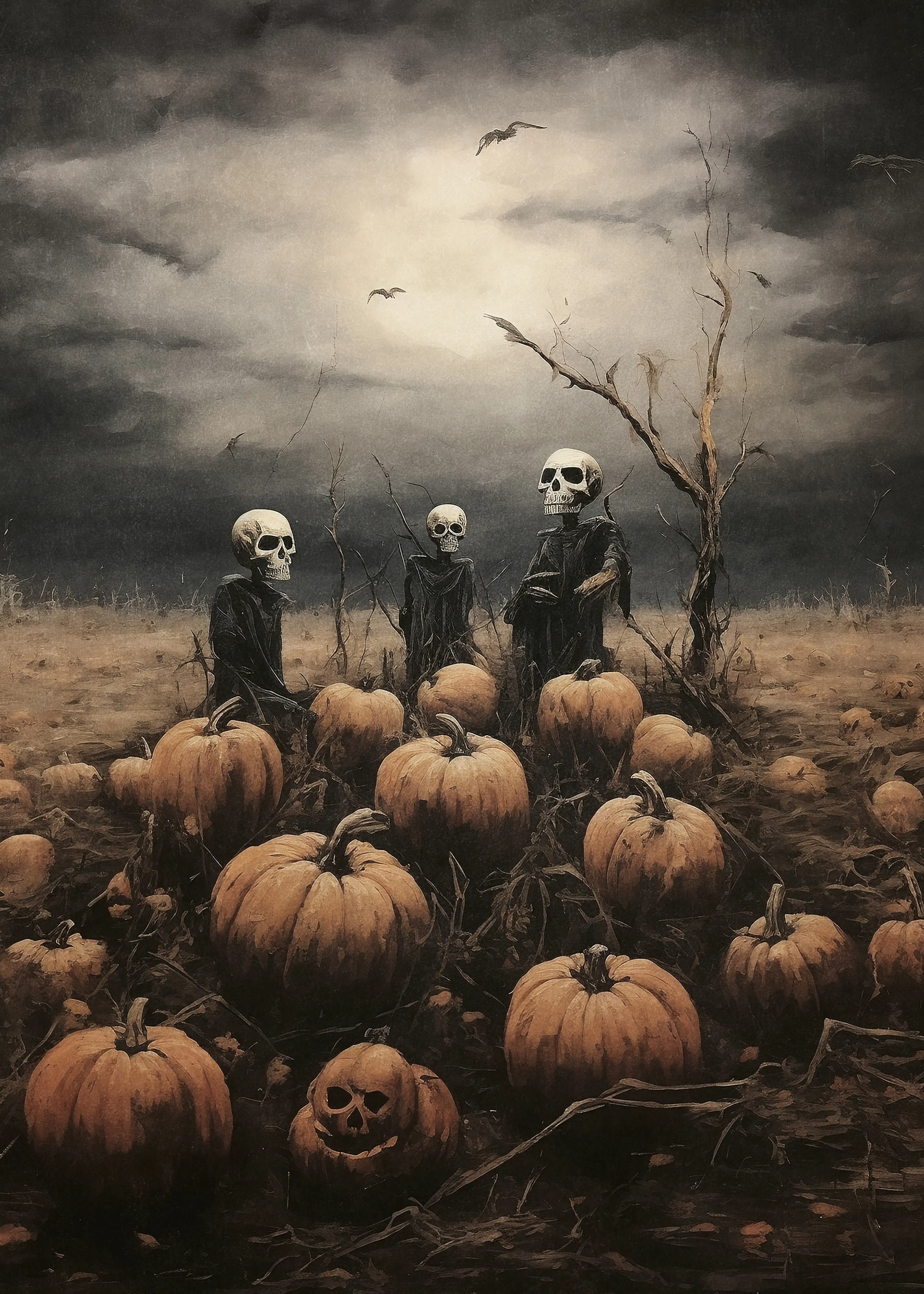 Olga Telnova - Dark Haunted Harvest Poster 0
