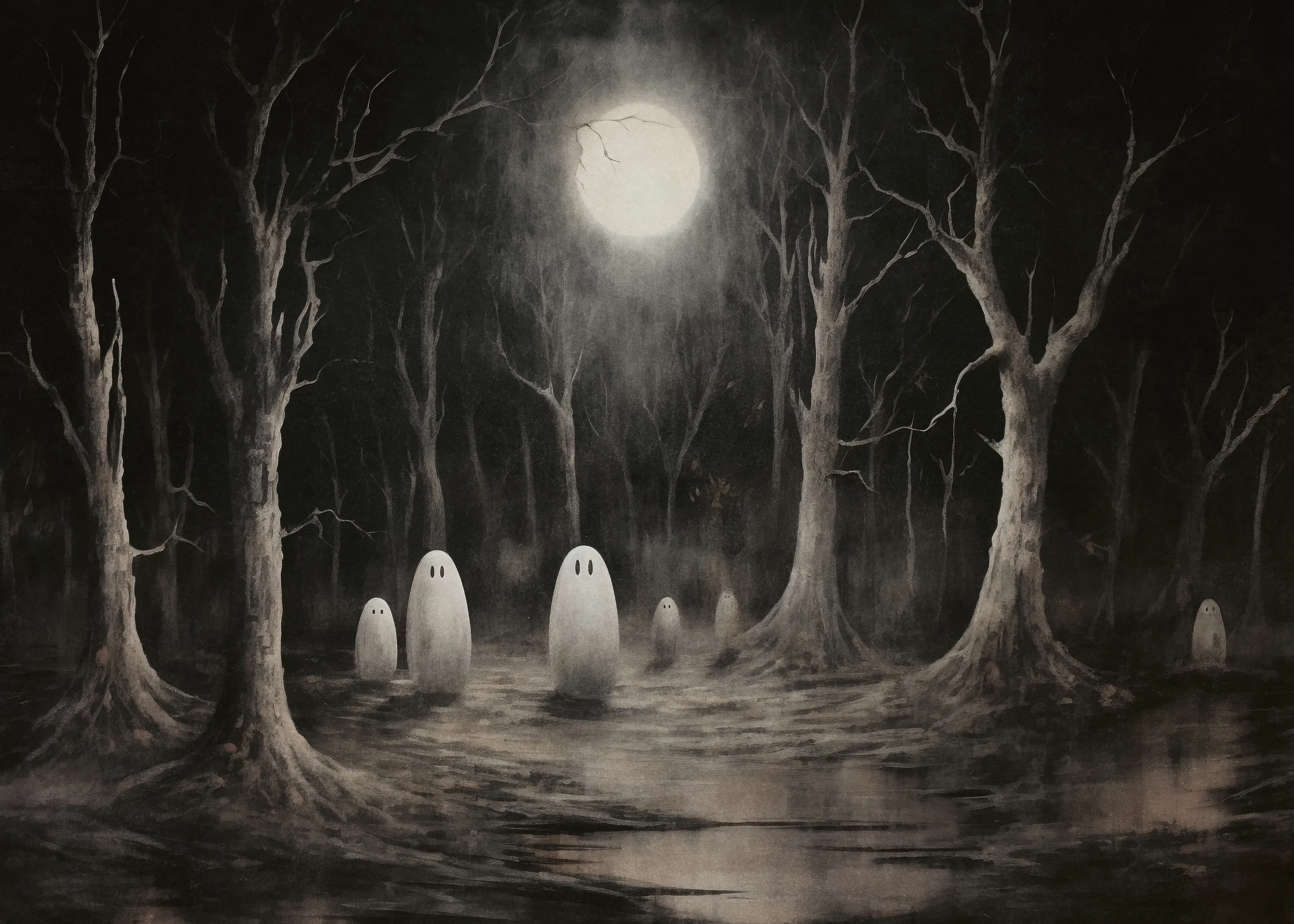 Olga Telnova - Moonlit Spirits Poster 0