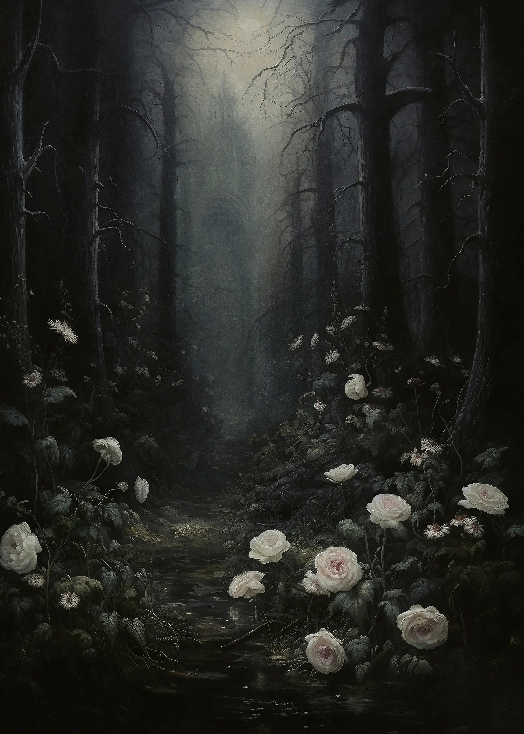 Olga Telnova - Dark Mystic Forest Poster 0