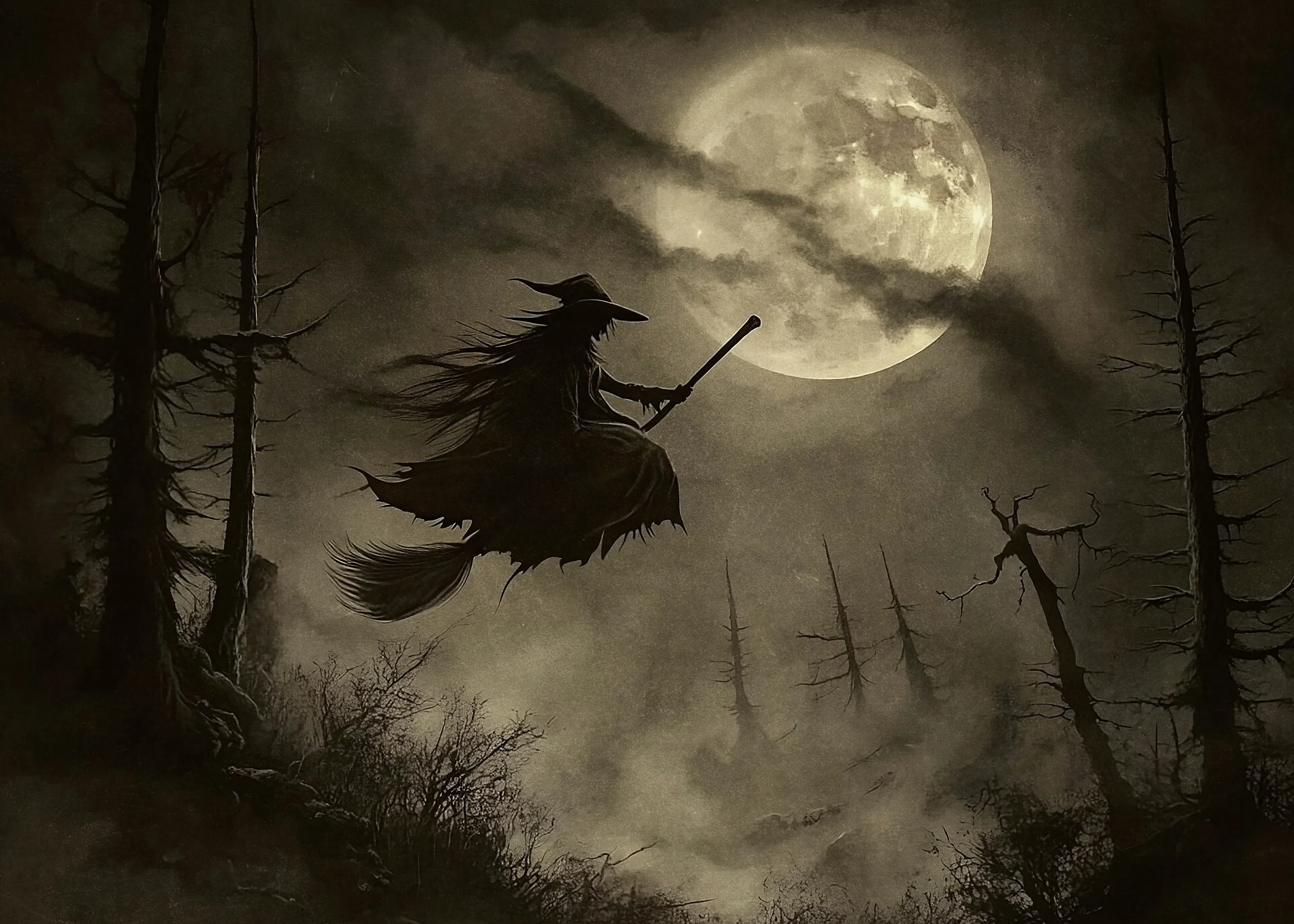 Olga Telnova - Witch Flight Poster 0
