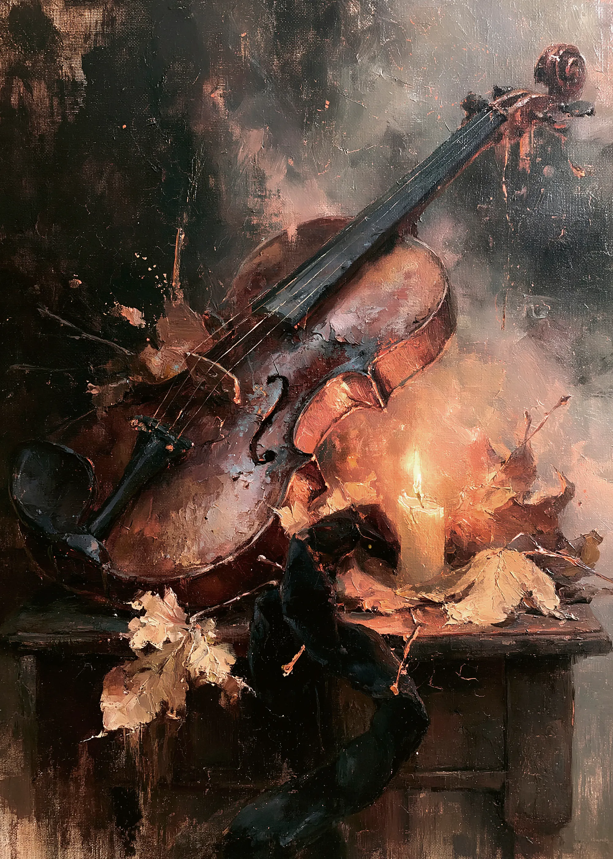 Olga Telnova - Violon Mélancolique Poster 0