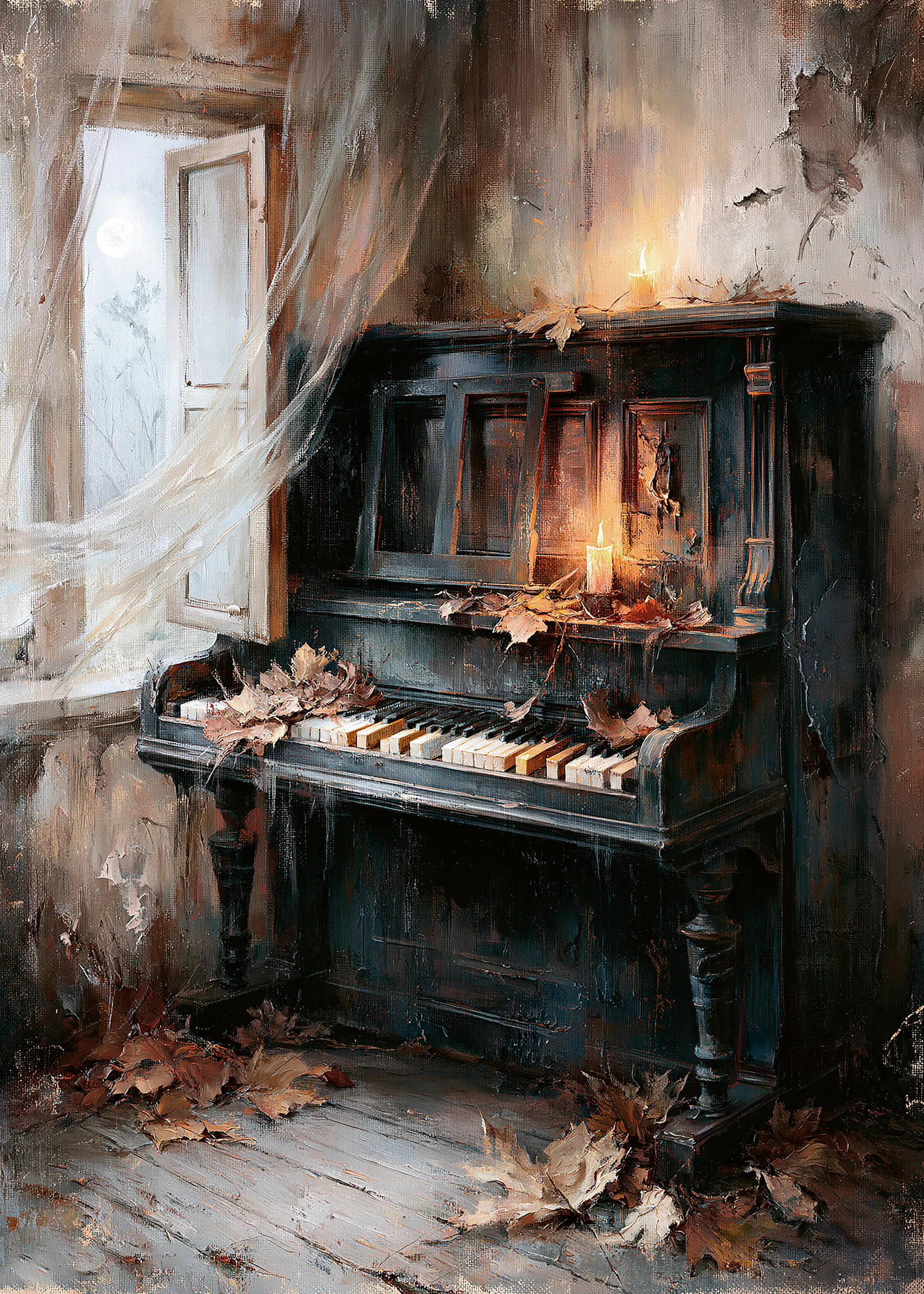 Olga Telnova - Brennendes Klavier Poster 0