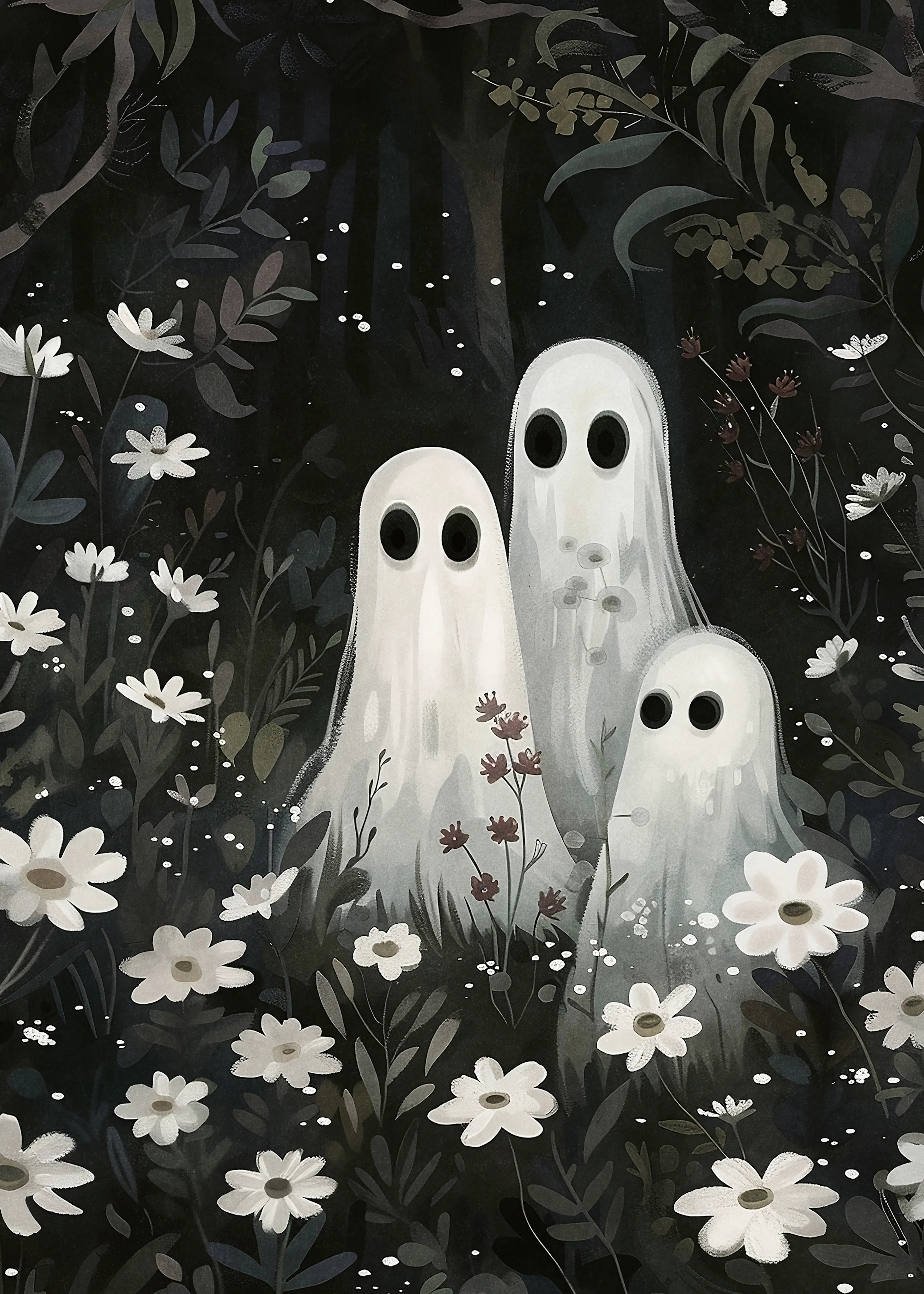 Olga Telnova - Ghostly Garden Poster 0