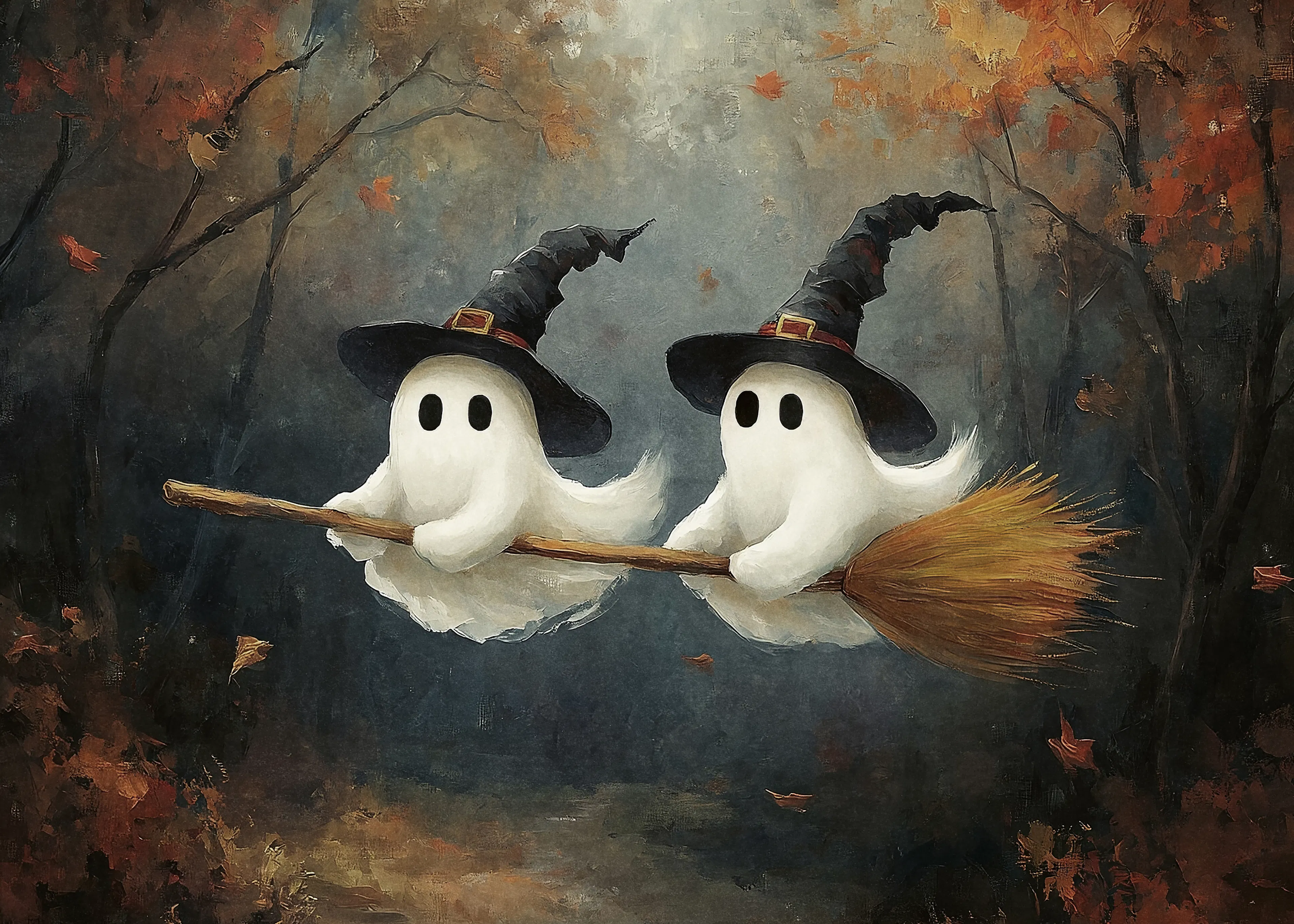 Olga Telnova - Ghostly Witches Poster 0