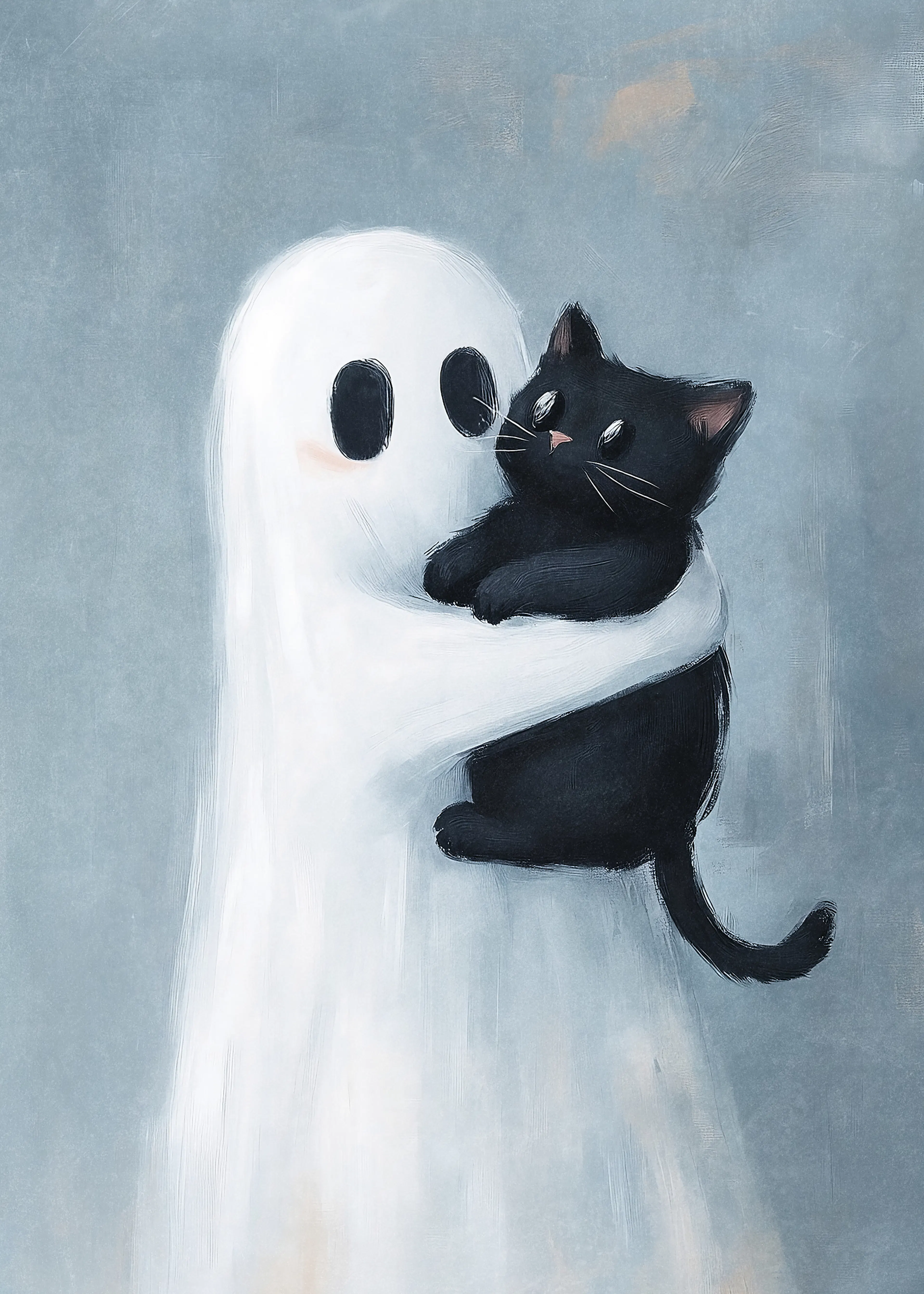Olga Telnova - Ghost Hug Poster 0